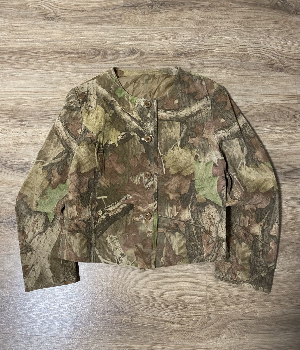 Realtree RealTree Suede Leather Jacket Size: M Y2K Size M / US 6-8 / IT 42-44 - 1 Thumbnail
