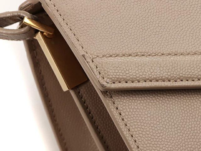 Saint Laurent Paris o1b1hav111024 Size: OS / Mini Handle Bag in Dark Beige Size ONE SIZE - 7 Thumbnail