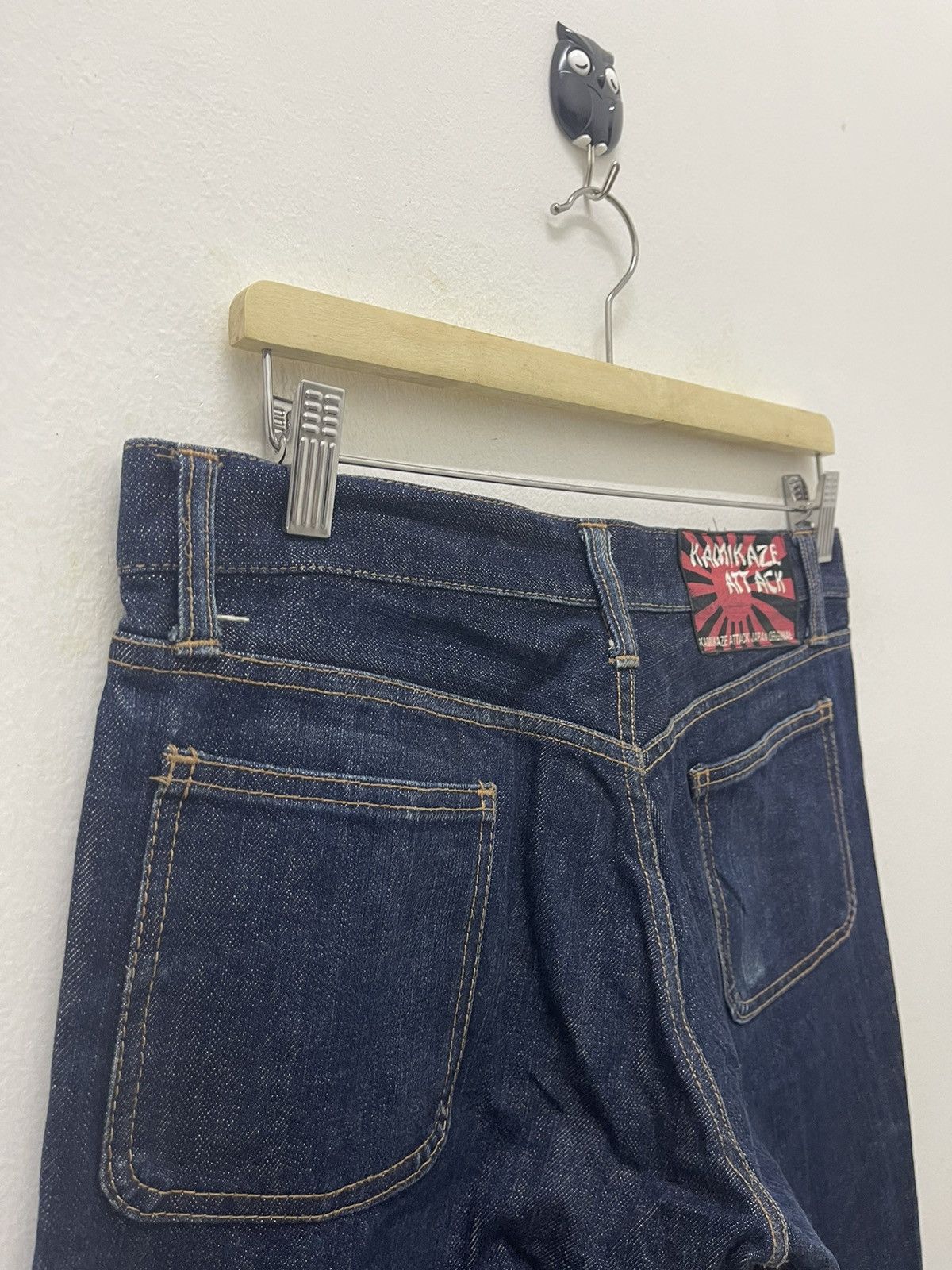 Kamikaze Attack Rare Vintage KAMIKAZE ATTACK Made in Japan Flare Denim Size US 30 / EU 46 - 5 Thumbnail