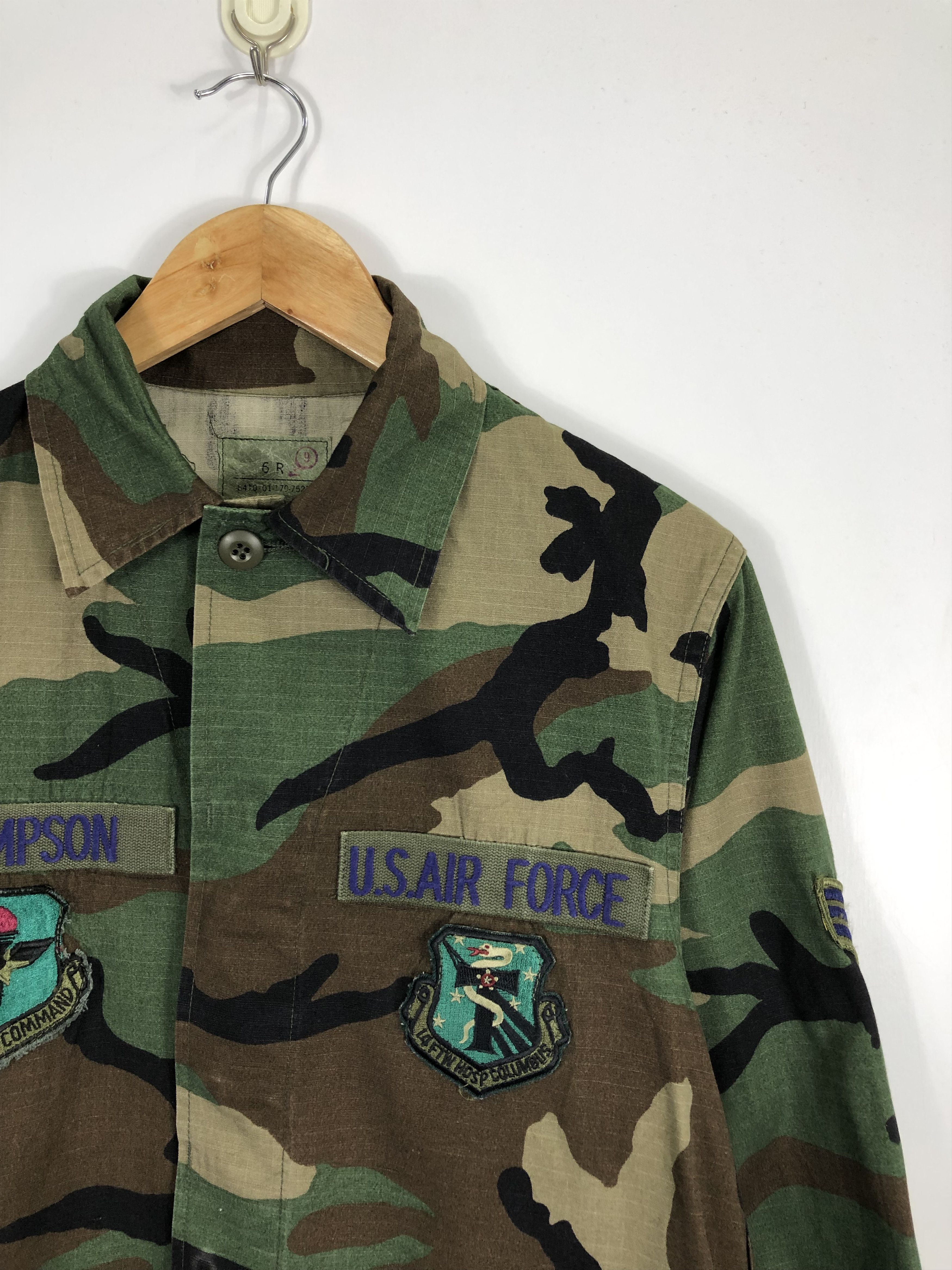 Vintage Vintage Us Air Force Camo Denim Jacket J0664 Size US M / EU 48-50 / 2 - 7 Thumbnail