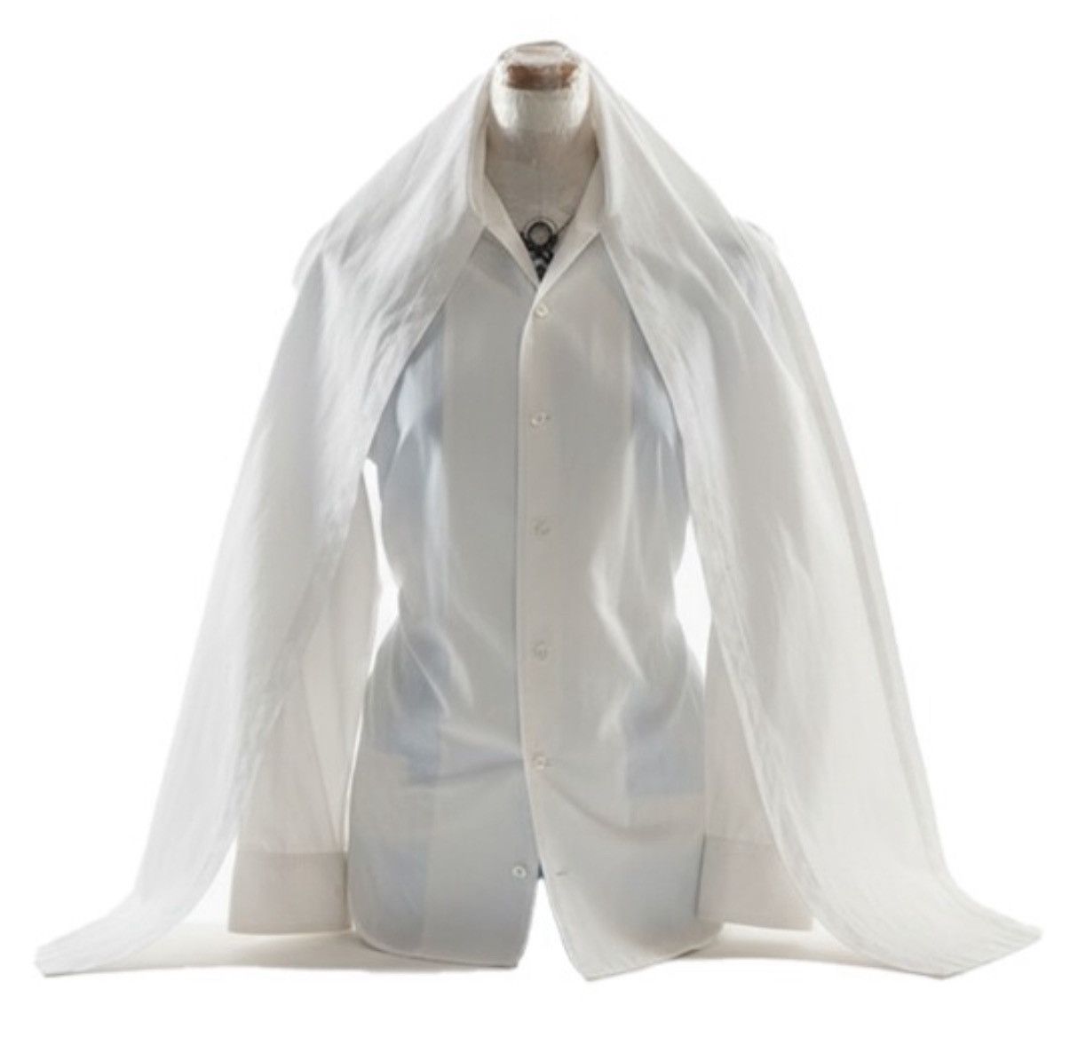 Comme des Garcons Comme Des Garcons white sculptural shirt Size M / US 6-8 / IT 42-44 - 1 Thumbnail
