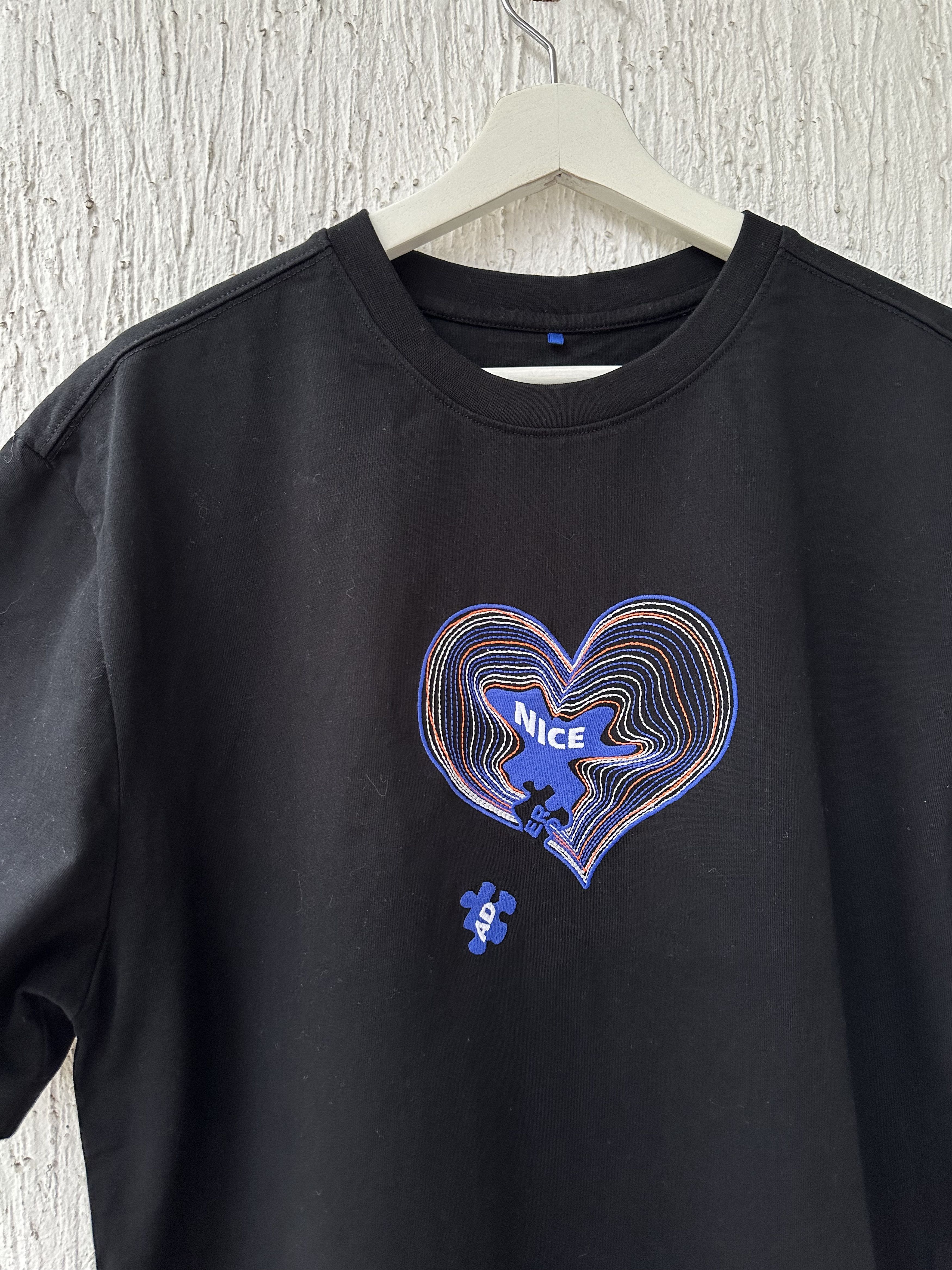 Ader Error SS21 heart embroidered tee Size US M / EU 48-50 / 2 - 2 Thumbnail