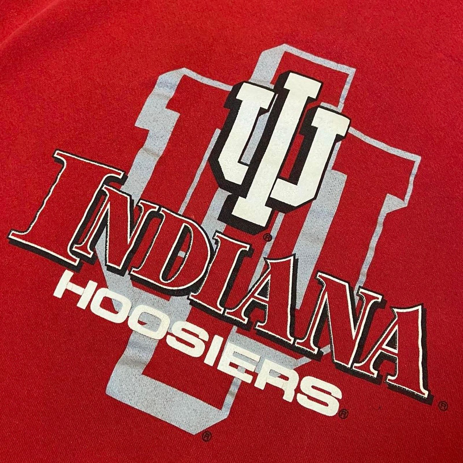 Adidas 90s indiana tultex crewneck sweater large hoosiers Size US L / EU 52-54 / 3 - 3 Thumbnail