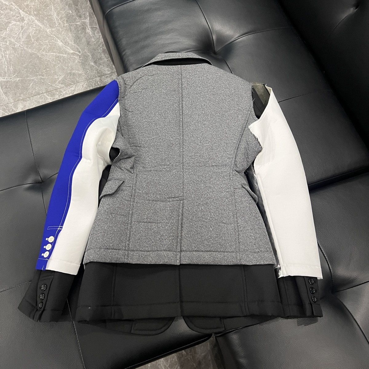 Comme des Garcons Homme Plus Comme des Garçons Homme Plus SS21 Runway Deconstructed Bonde Size 40S - 8 Thumbnail