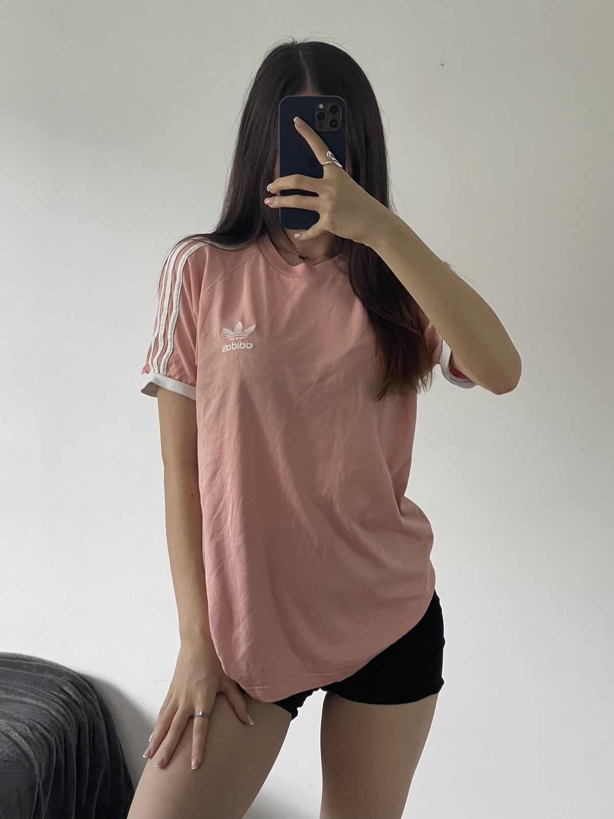 Adidas Adidas vintage pink T-shirt 90s 00s drip rap swag skate Size S / US 4 / IT 40 - 2 Thumbnail