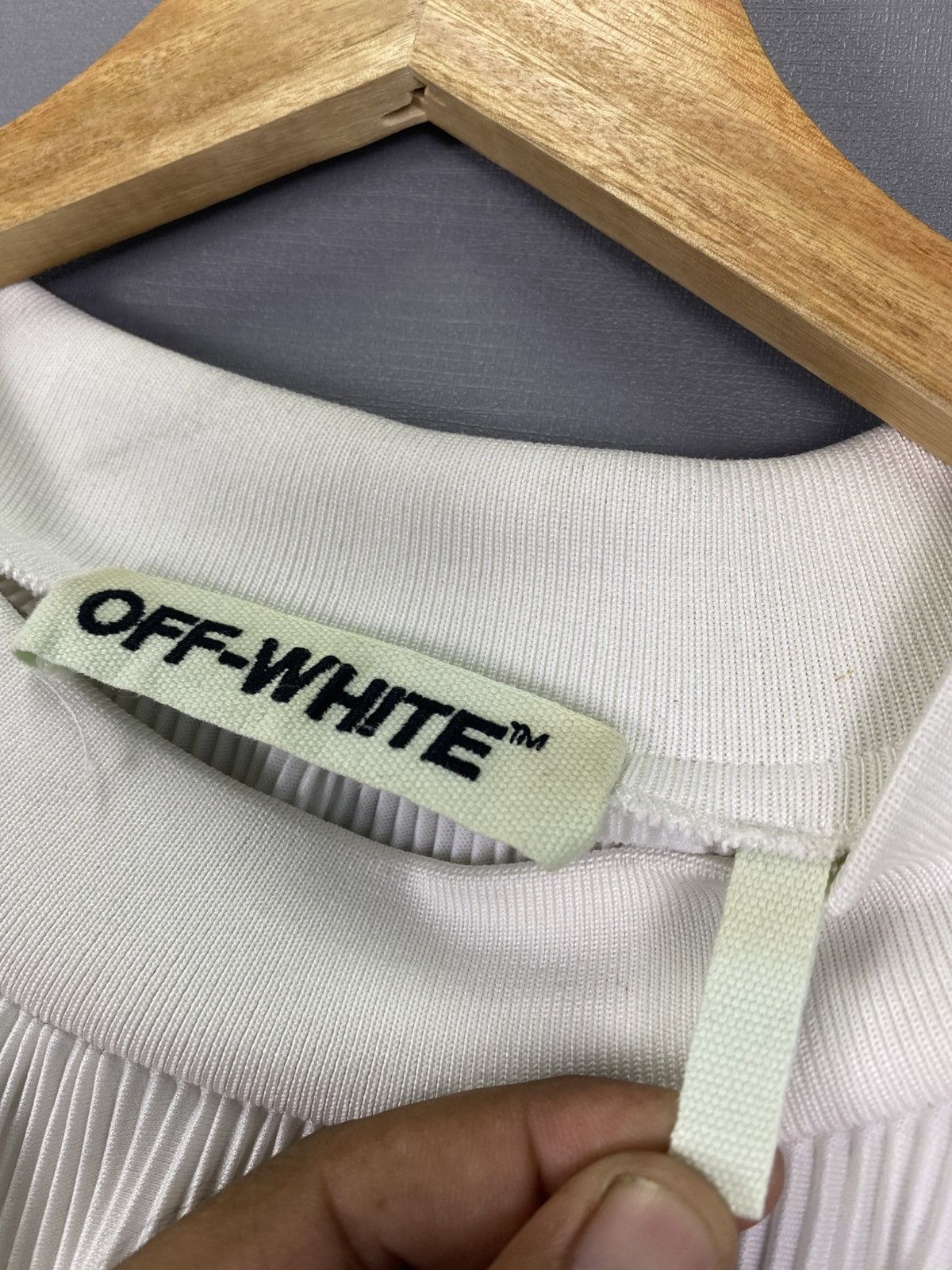 Off-White Off-White Pleated Dress Size S / US 4 / IT 40 - 10 Thumbnail