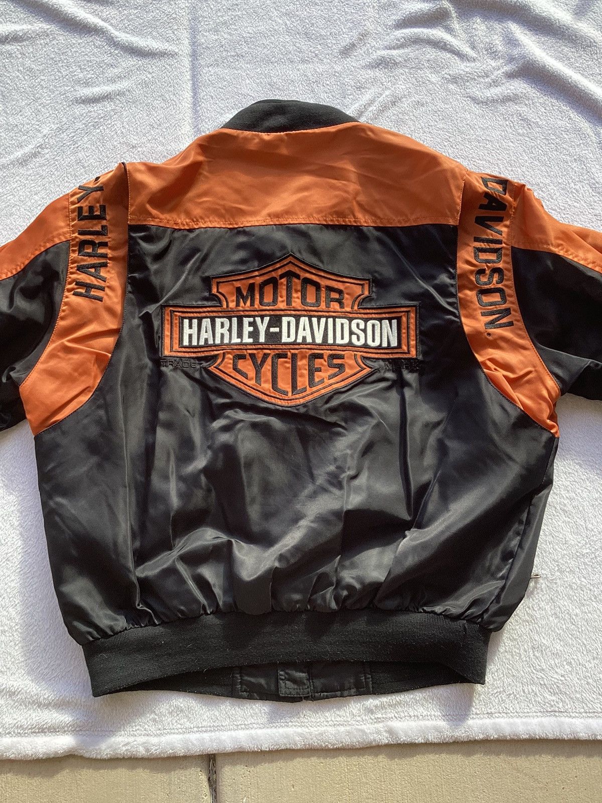 Harley Davidson × Vintage Vintage Harley Davidson biker/motorcycle jacket Size US L / EU 52-54 / 3 - 3 Thumbnail