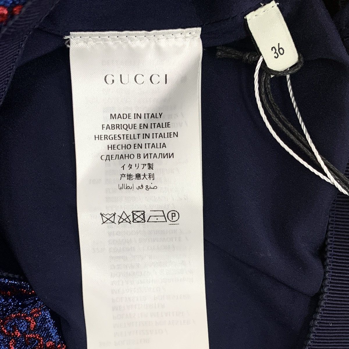 Gucci Gucci Blue Purple All-over Logo Pleated Mini Skirt K26WX Size 25" / US 0 / IT 36 - 6 Thumbnail