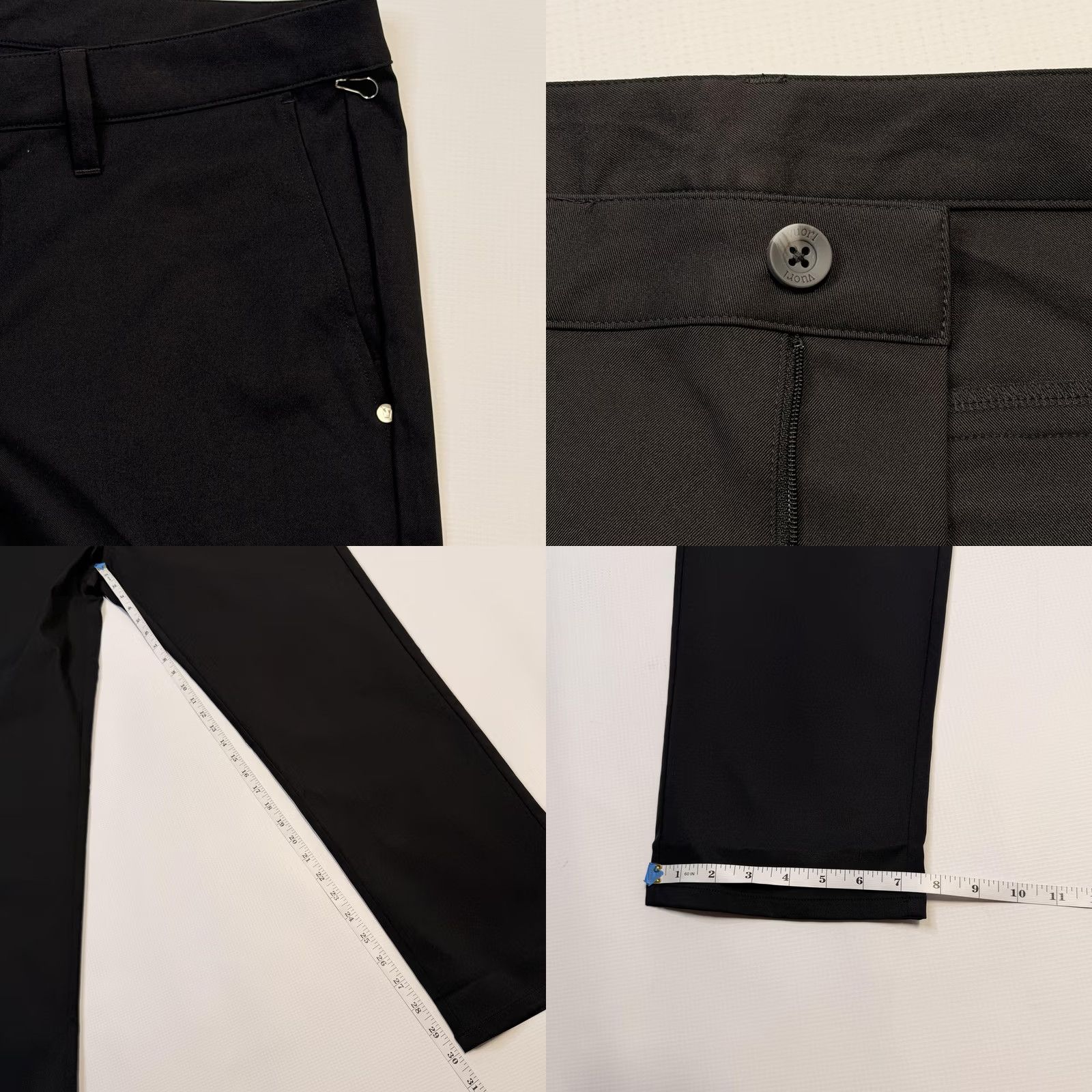 Vuori Vuori Pants Mens 38 Black Cascade Tech Chino Stretch Golf Travel Quick Dry V427 Size US 38 / EU 54 - 8 Thumbnail