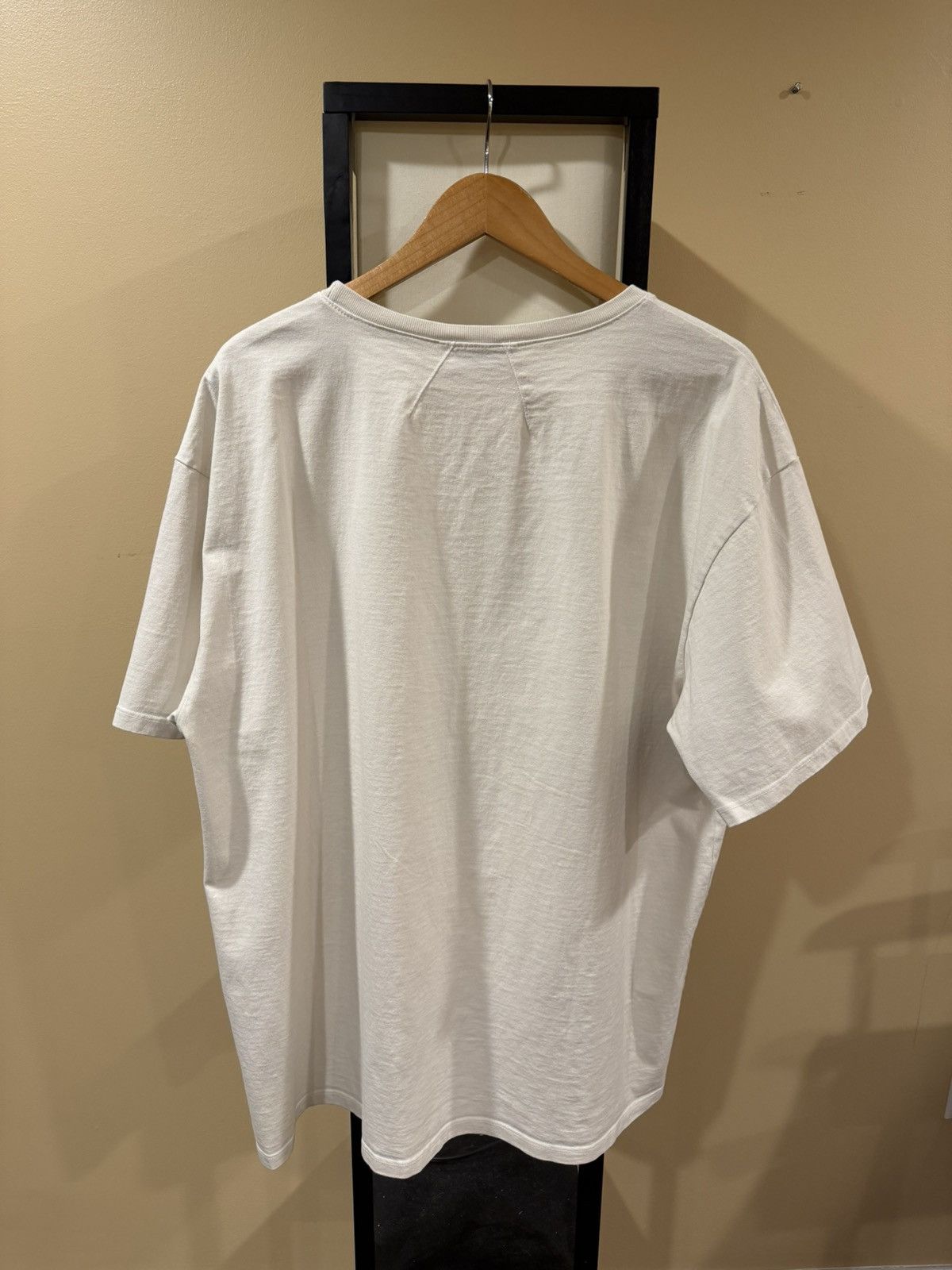 Rhude Rhude Rhanger Rossa Re Eagle Logo Vintage White T-Shirt Size US XL / EU 56 / 4 - 2 Thumbnail
