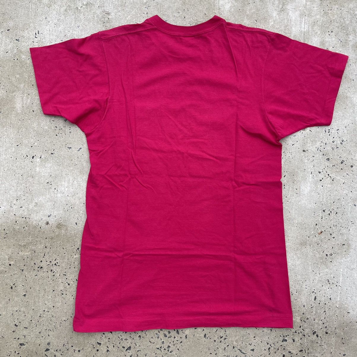 Vintage Vintage 90s Blank Pink BVD Single Stitch Pocket Shirt Size L / US 10 / IT 46 - 4 Thumbnail