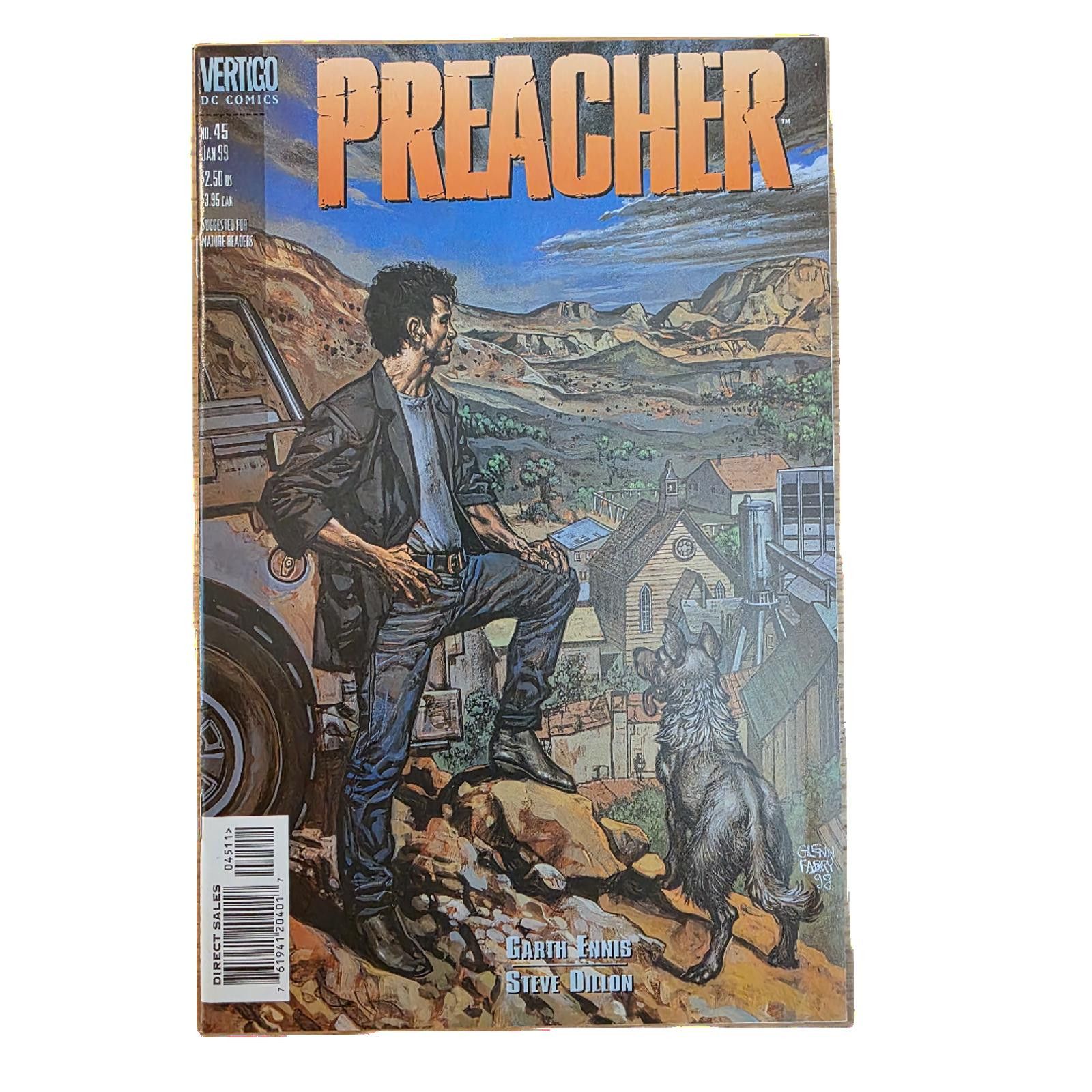 DC Comics Preacher #45 (1999) DC Vertigo NM (c) Size ONE SIZE - 1 Thumbnail