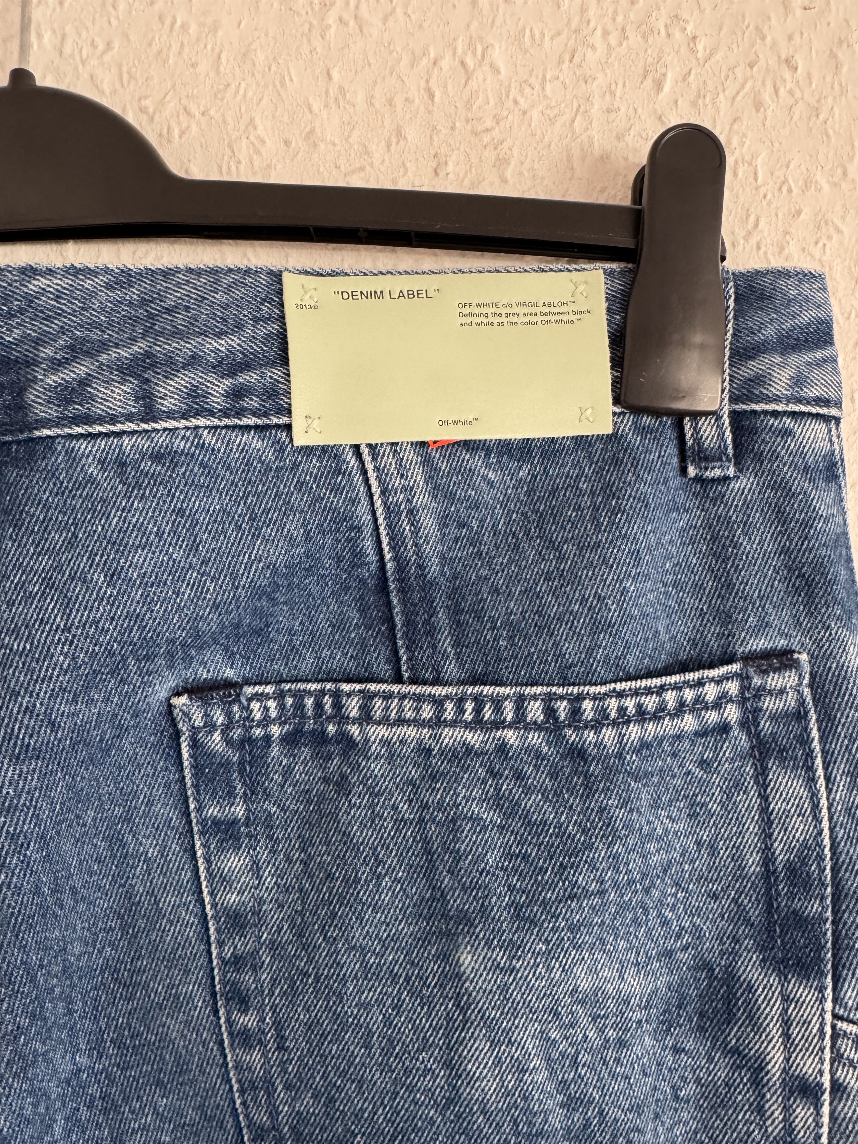 Off-White Paint-Splattered Degrade Denim Jeans Size US 34 / EU 50 - 17 Thumbnail