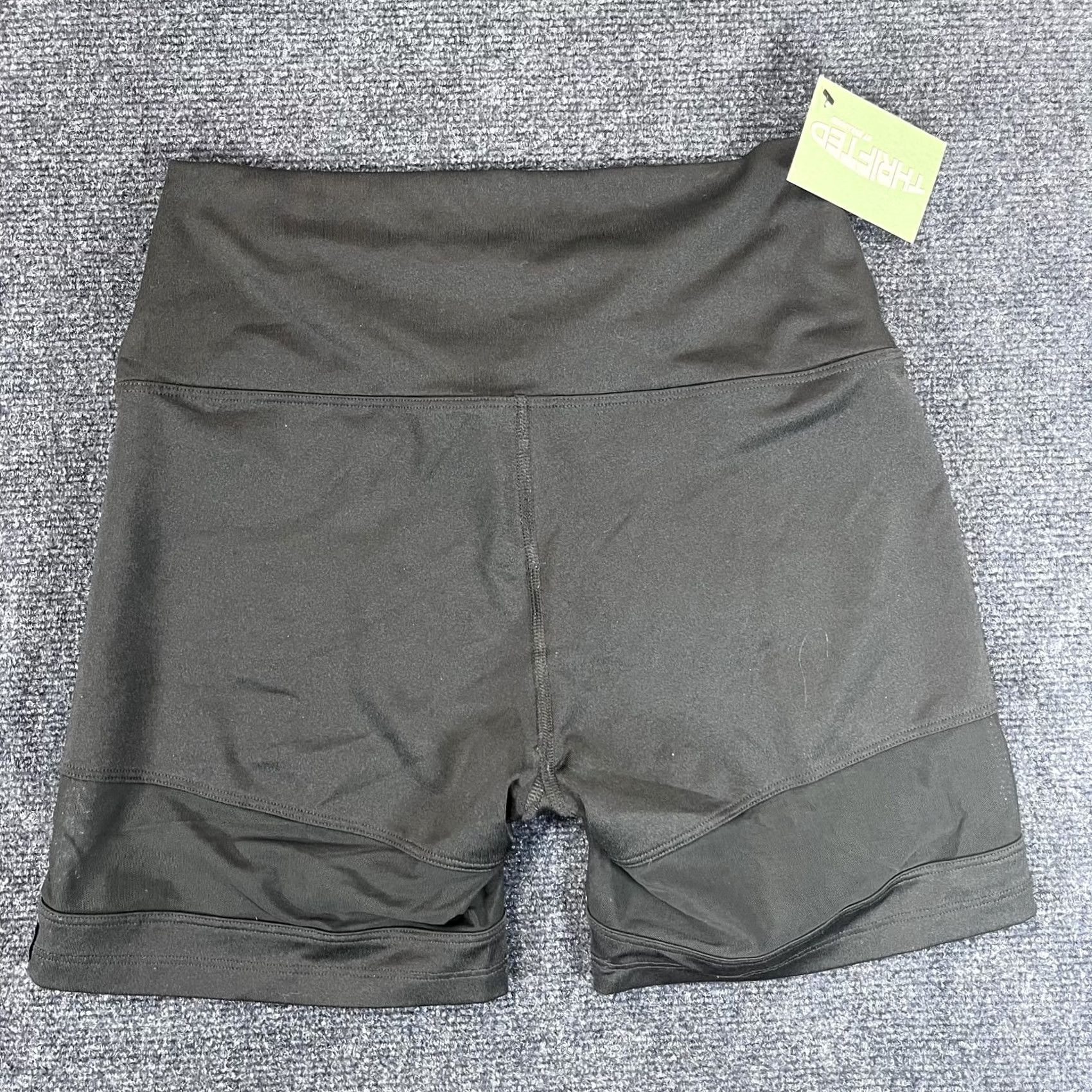 Pinko PINK Ultimate Shorts Womens Medium Black High Rise Athletic Yoga Biker Gym Size 32" / US 10 / IT 46 - 4 Thumbnail