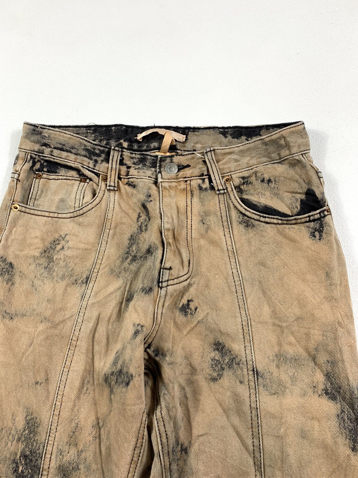 Japanese Brand Viva Studio Bleaching Jeans Pants Size US 30 / EU 46 - 9 Thumbnail