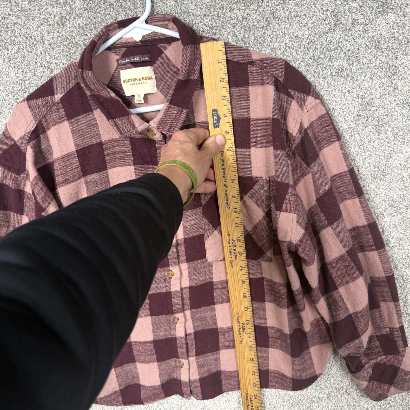 Scotch & Soda Scotch & Soda Button Up Shirt Womens XL Pink Purple Flannel Plaid Cabincore Size XL / US 12-14 / IT 48-50 - 2 Thumbnail