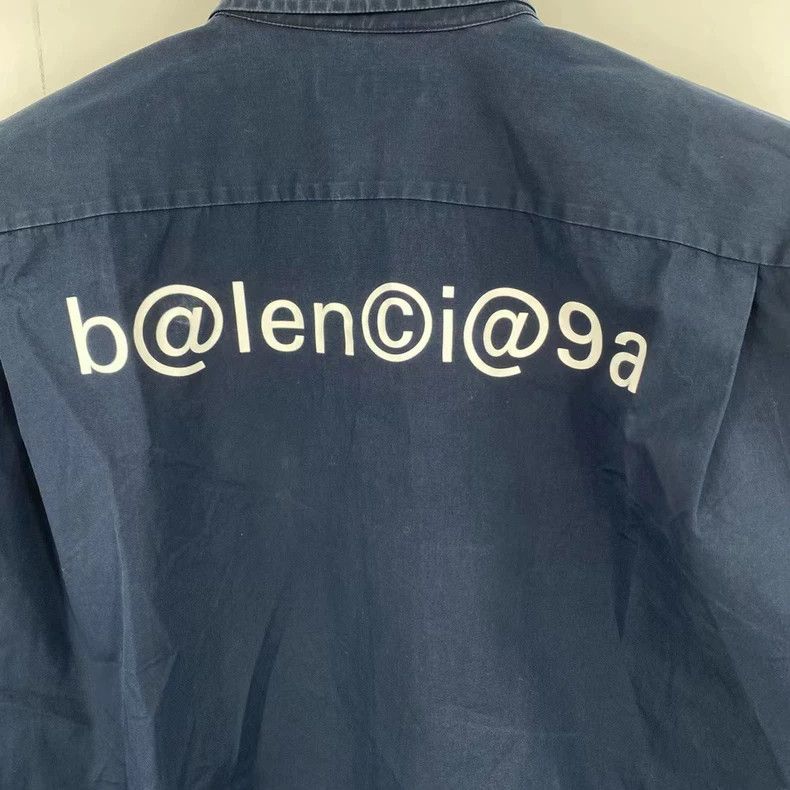 Balenciaga Balenciaga Back Mailbox Letter Long Sleeve Shirt 2501-Nexta Size US XXS / EU 40 - 3 Thumbnail
