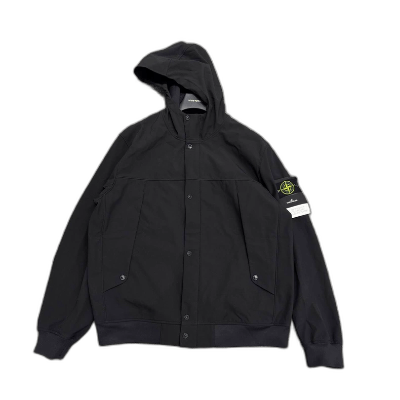Stone Island Stone Island black softshell jacket Size US XL / EU 56 / 4 - 1 Thumbnail