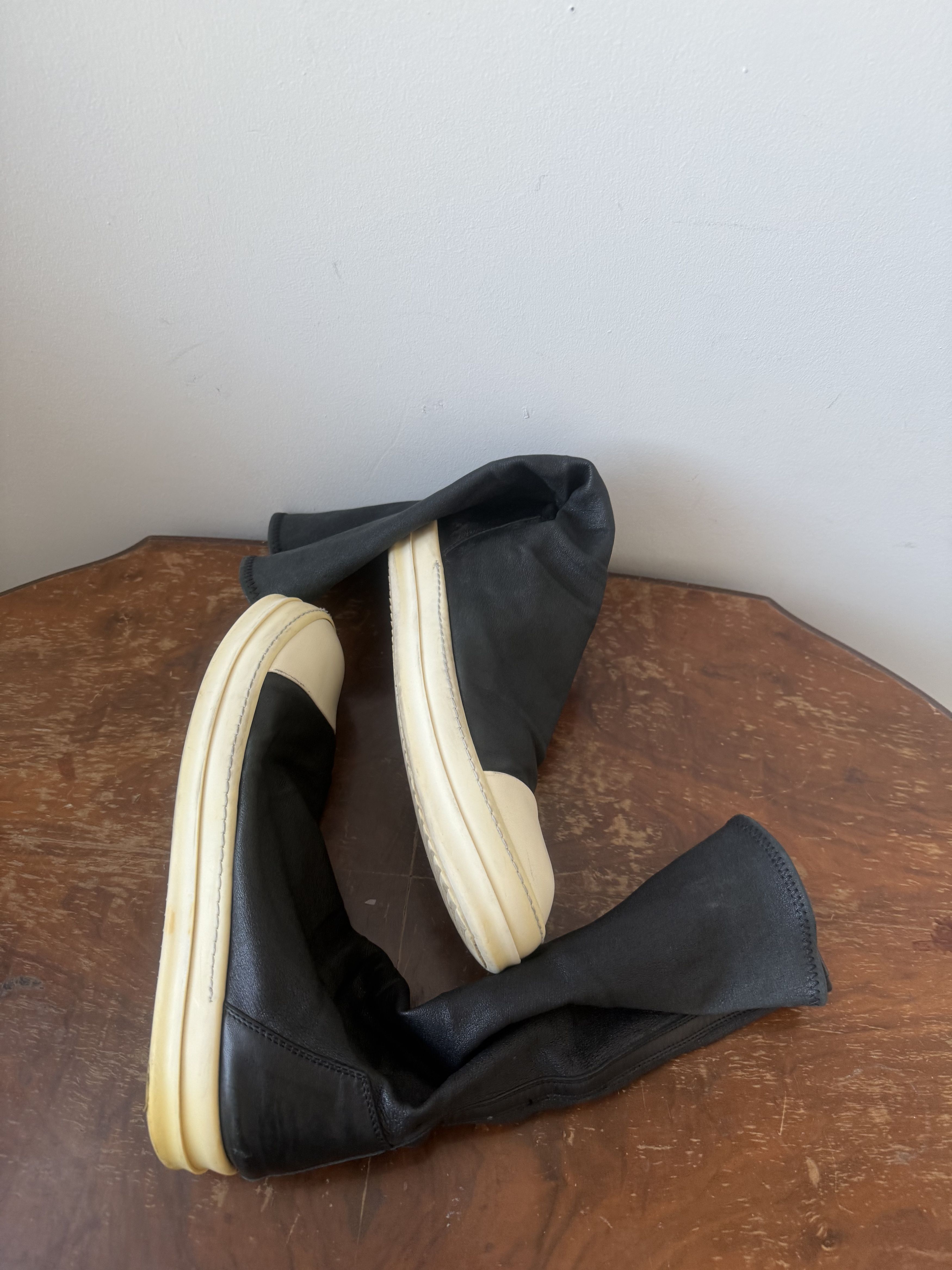Rick Owens Rick Owens Mainline Leather Sock Ramones Size US 10 / EU 43 - 3 Thumbnail