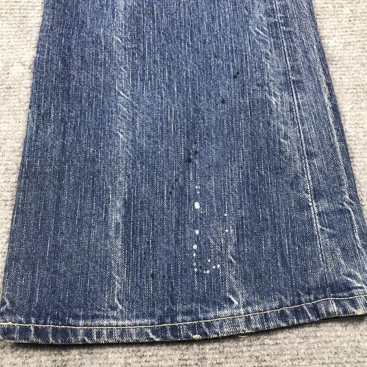 Blue Blue Japan × If Six Was Nine × Japanese Brand FLARE DISTRESSED👽EDWIN 503 JAPAN BOOTCUT DENIM PANTS 142 Size US 34 / EU 50 - 3 Thumbnail