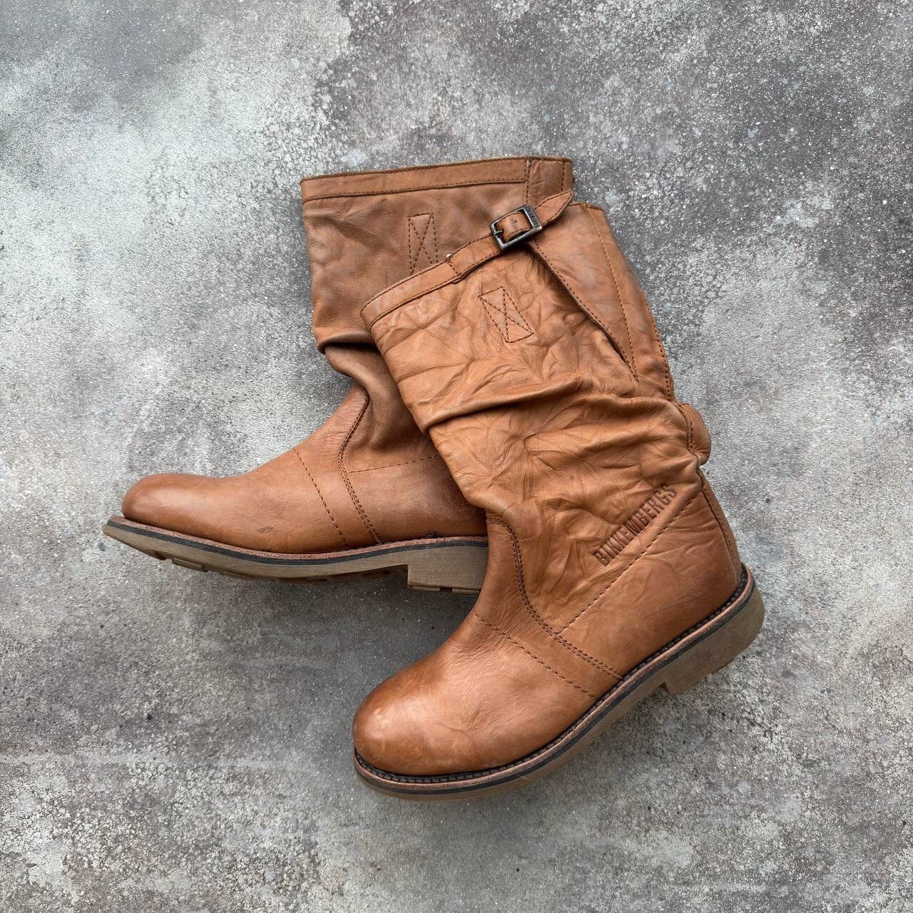 Dirk Bikkembergs Dirk Bikkembergs Vintage Brown Leather Ankle Boots Size US 8 / IT 38 - 11 Thumbnail
