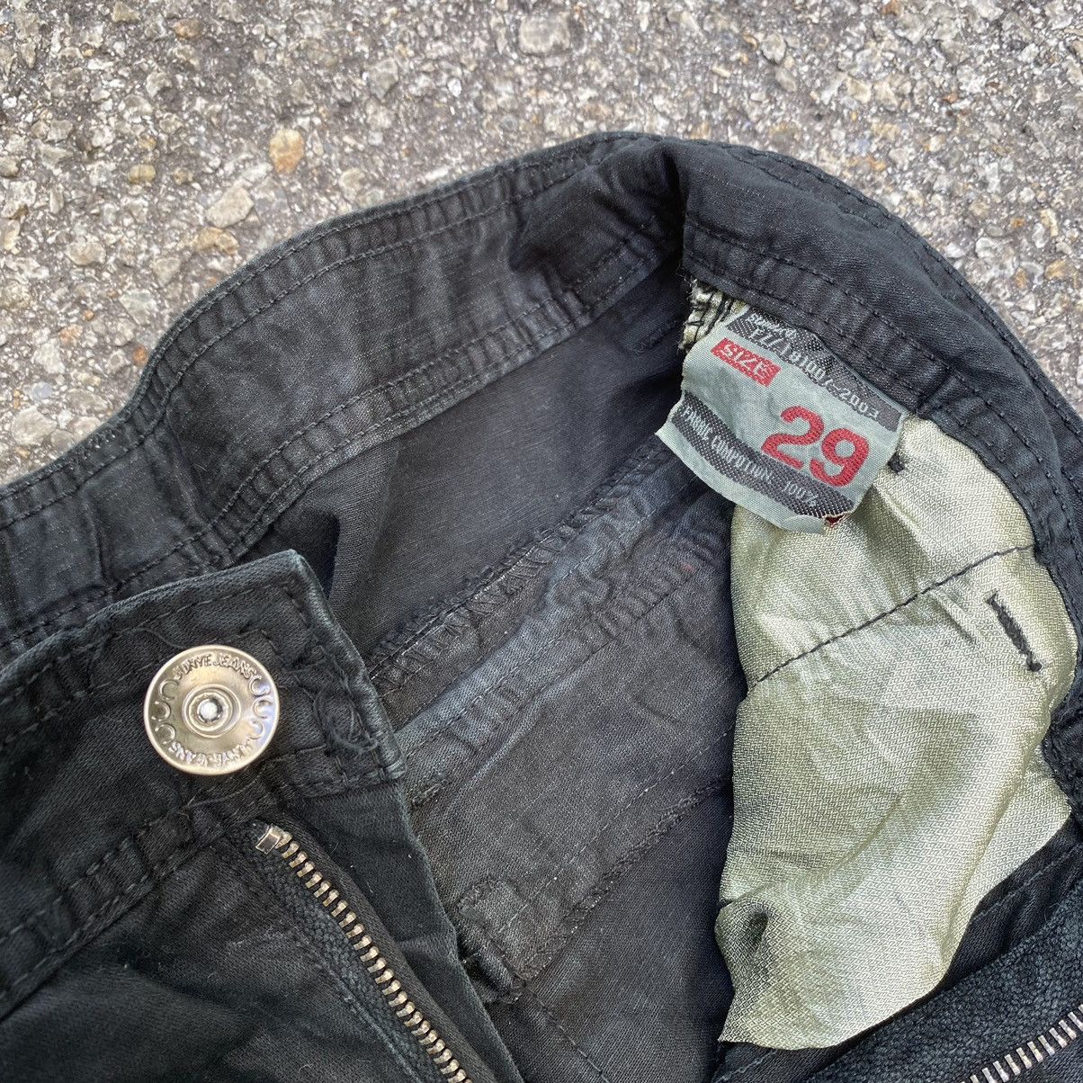 If Six Was Nine Cargo Pants Multipocket Black Bondage Size US 29 - 4 Thumbnail