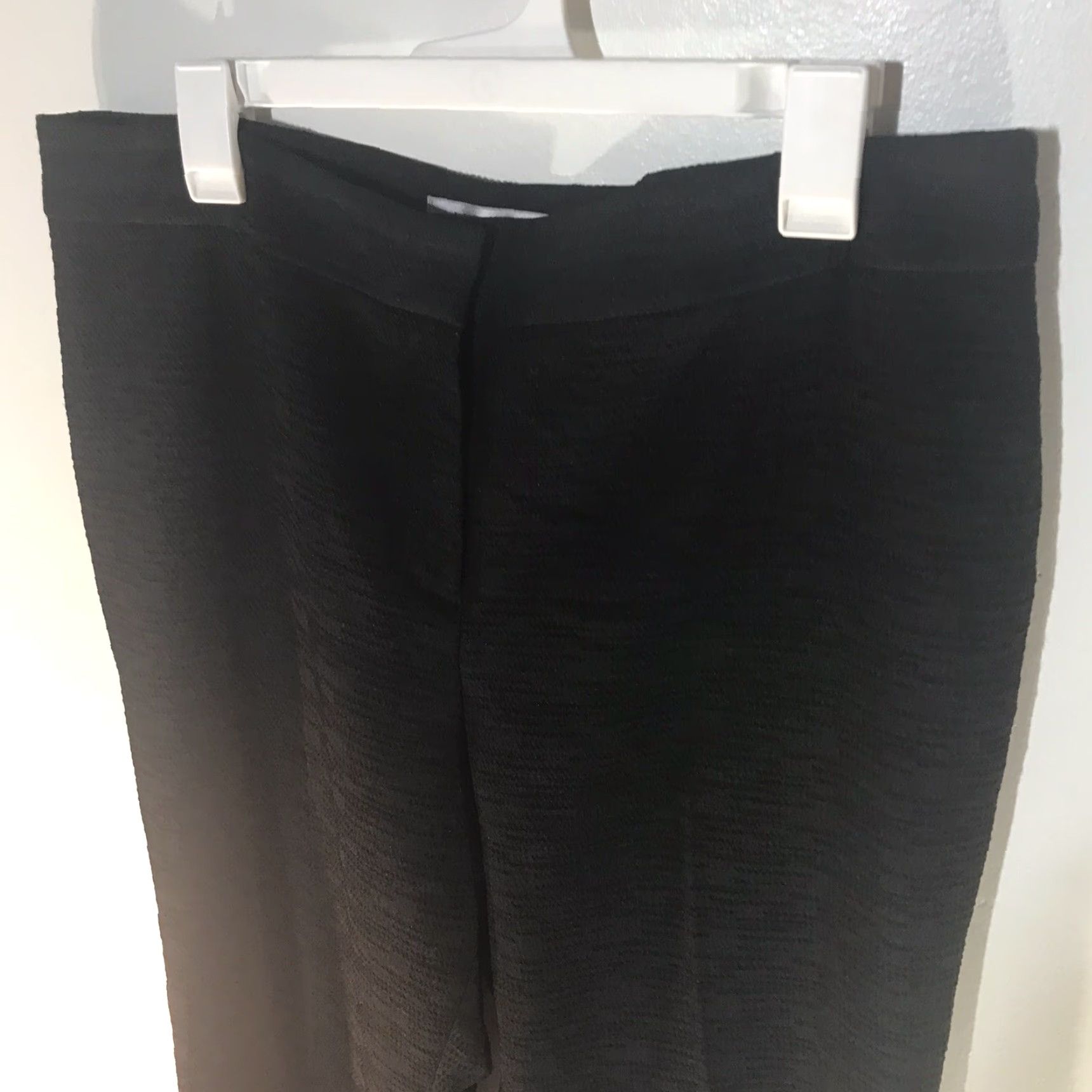 Kasper Kasper Black Textured Dress Pants Womens Size 14P Vietnam Size 36" / US 14 / IT 50 - 2 Thumbnail
