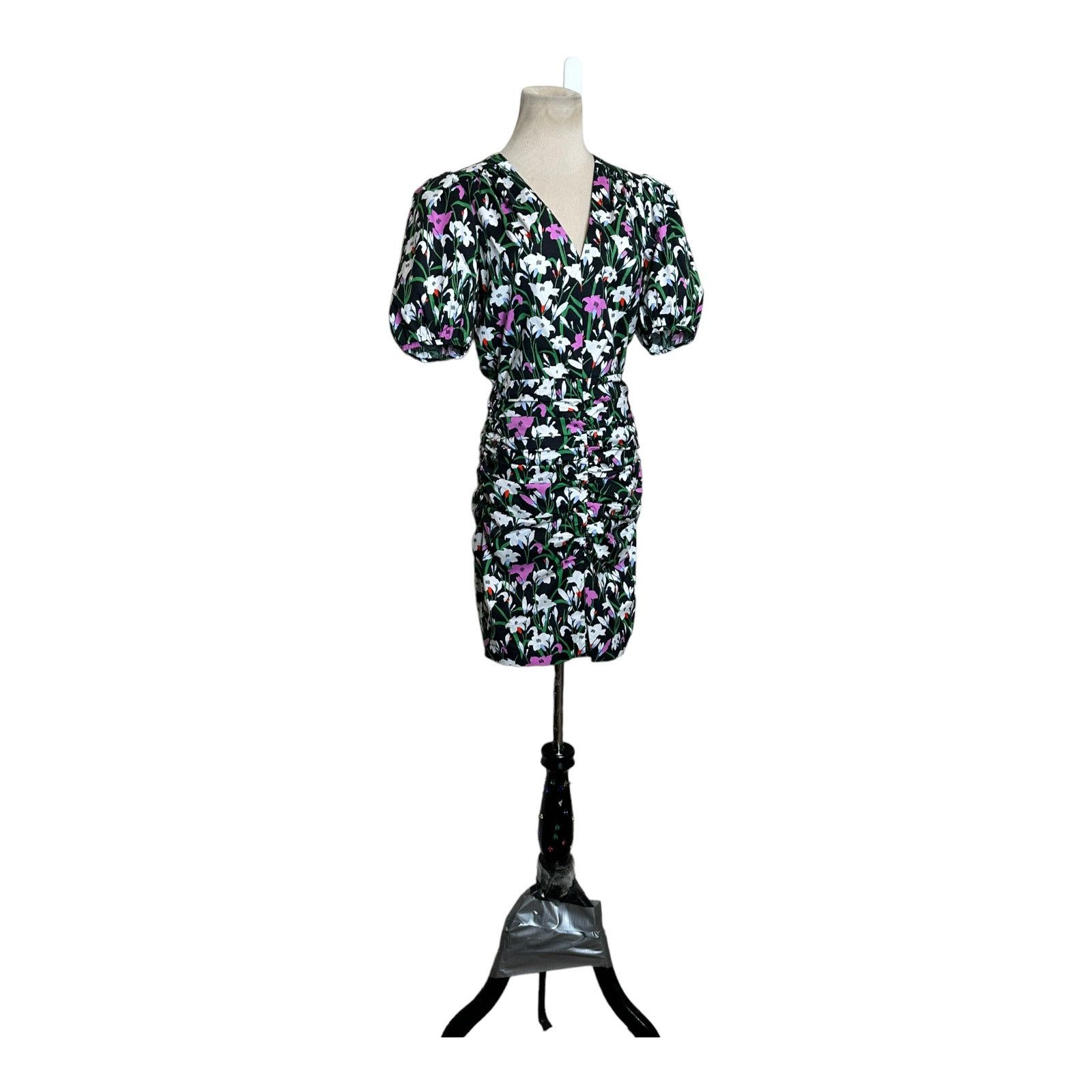 Veronica Beard Veronica Beard Janis Floral Ruched Mini Dress size 2 Size S / US 4 / IT 40 - 10 Thumbnail