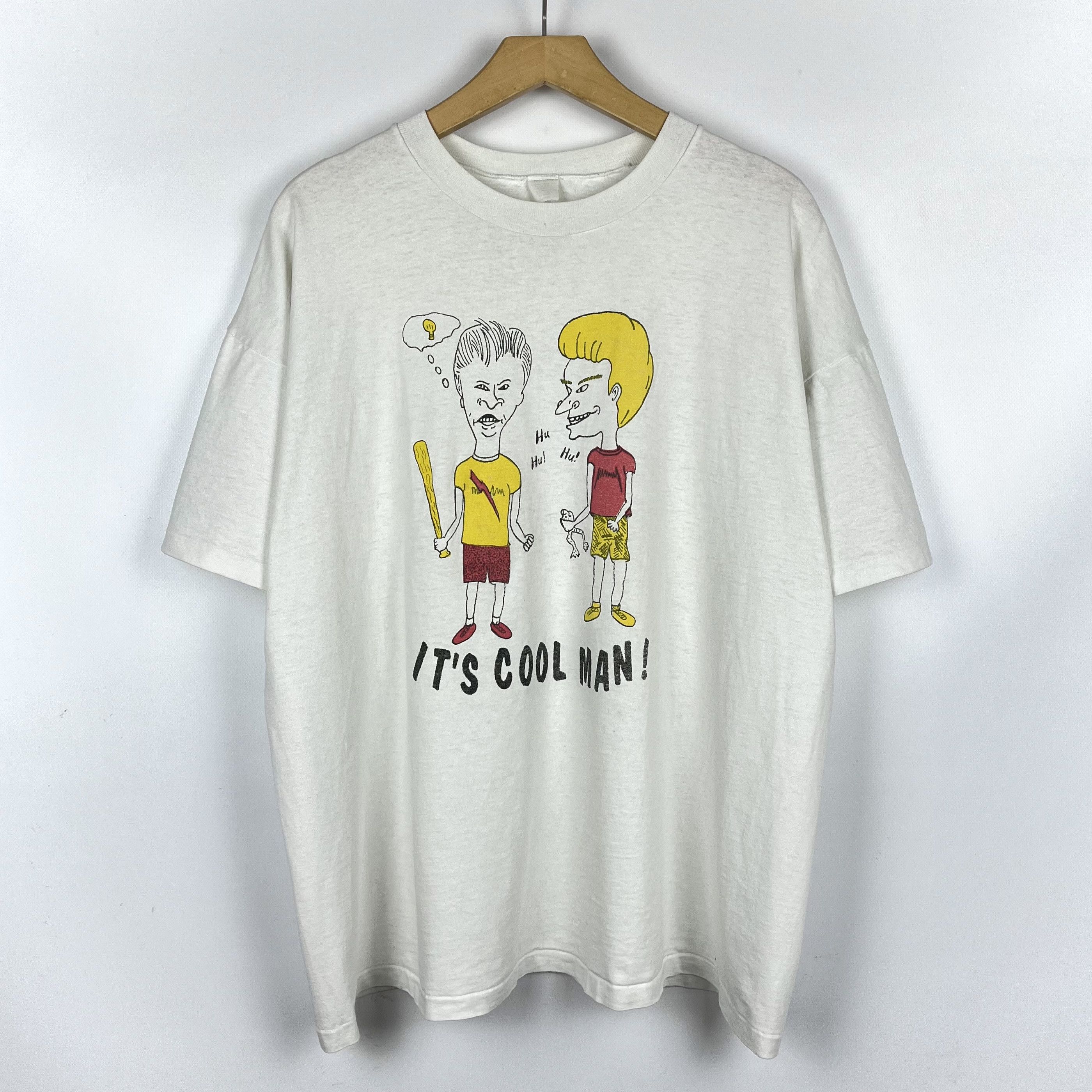 Mtv Vintage Beavis And Butthead MTV Cartoon T Shirt 90’s Size US XL / EU 56 / 4 - 1 Thumbnail
