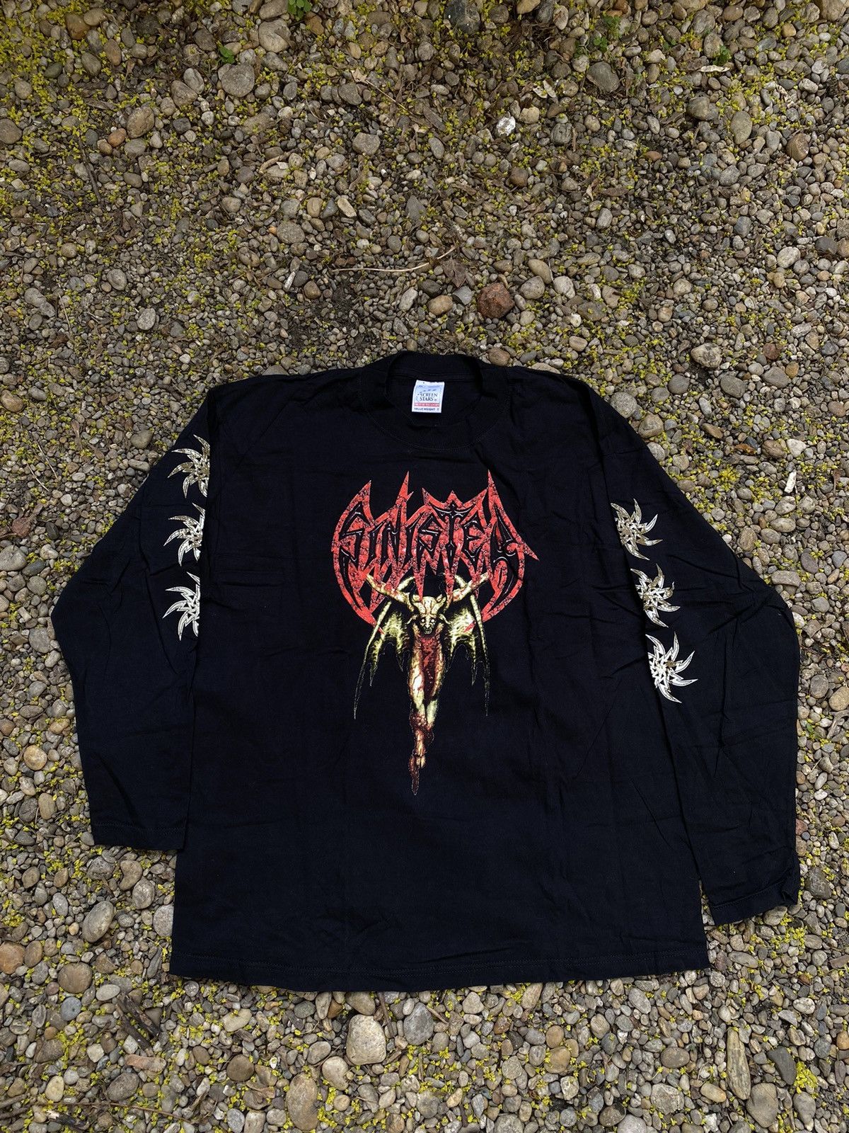 Vintage Vintage Sinister Dark Metal Longsleeve Size US XL / EU 56 / 4 - 1 Thumbnail