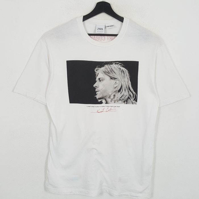 Zara ZARA X KURT COBAIN Nirvana Singer Music Tshirt | Grailed