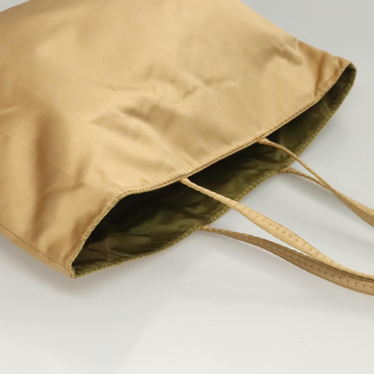 Prada PRADA Tote Bag Satin Champagne Gold Size ONE SIZE - 7 Thumbnail