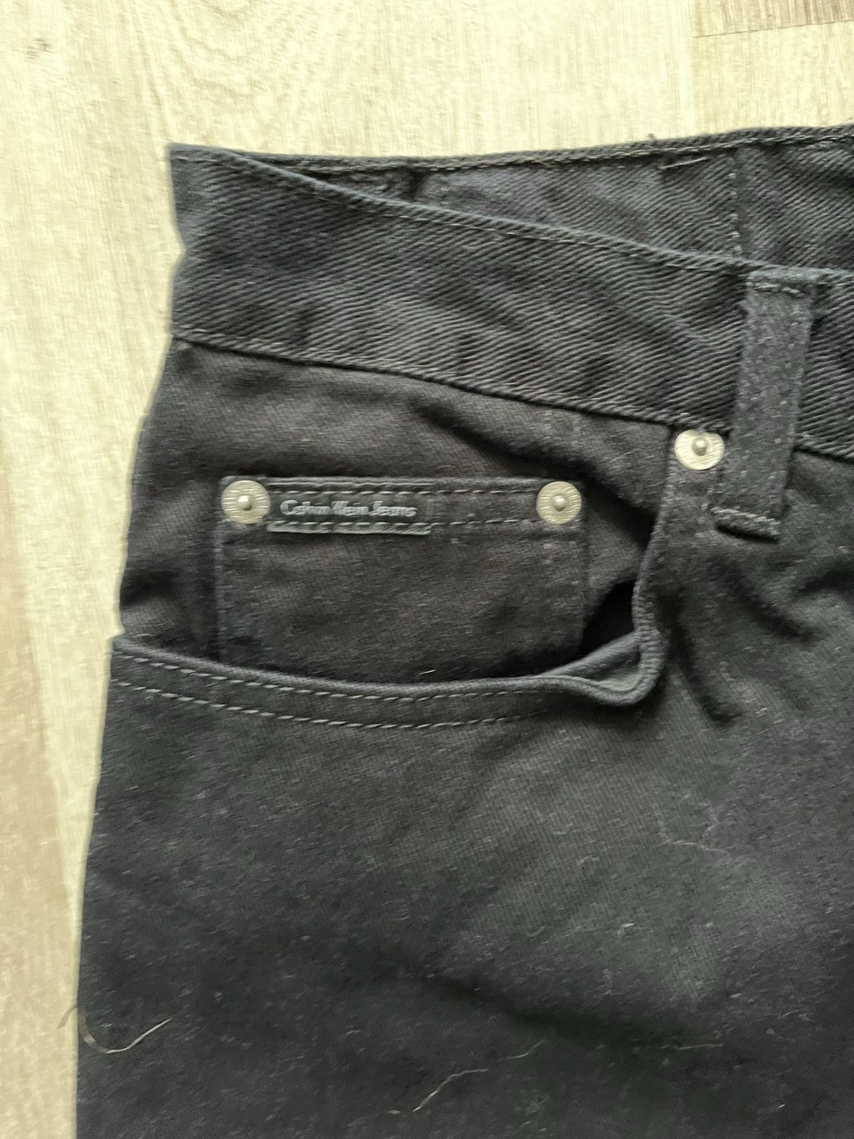 Calvin Klein Calvin Klein Black Jeans Size US 37 - 7 Thumbnail
