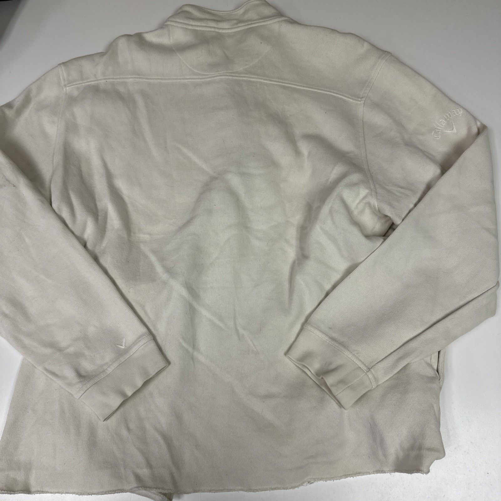 Callaway Callaway Flexpak Quarter Zip White Cream Mens Size XXL Size US XXL / EU 58 / 5 - 4 Thumbnail
