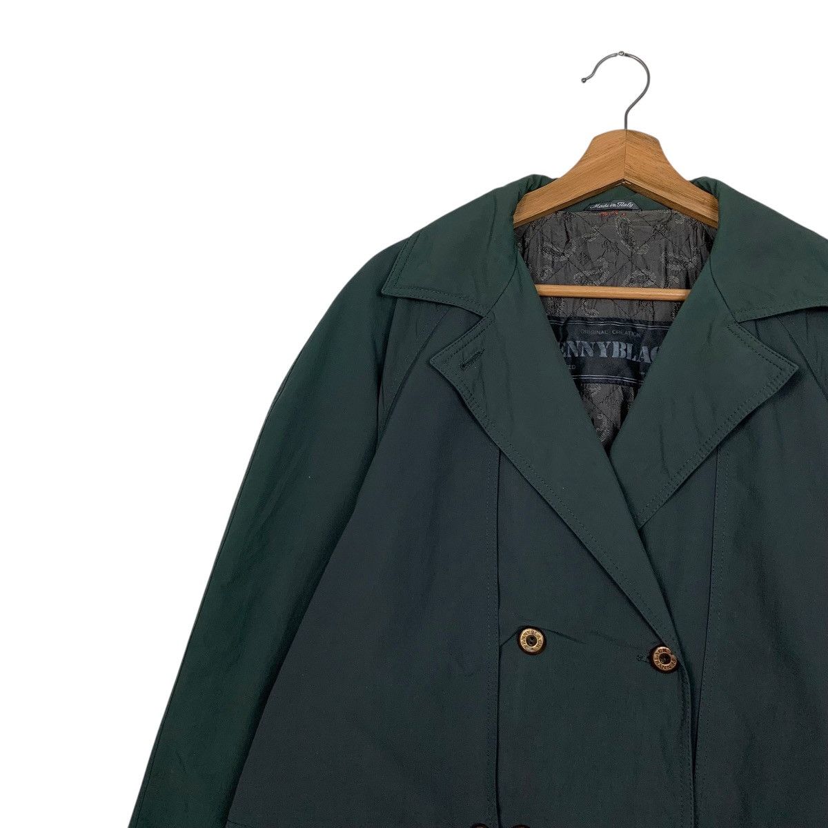 Other Penny Black Double Breasted Overcoat Made In Italy Size M / US 6-8 / IT 42-44 - 7 Thumbnail