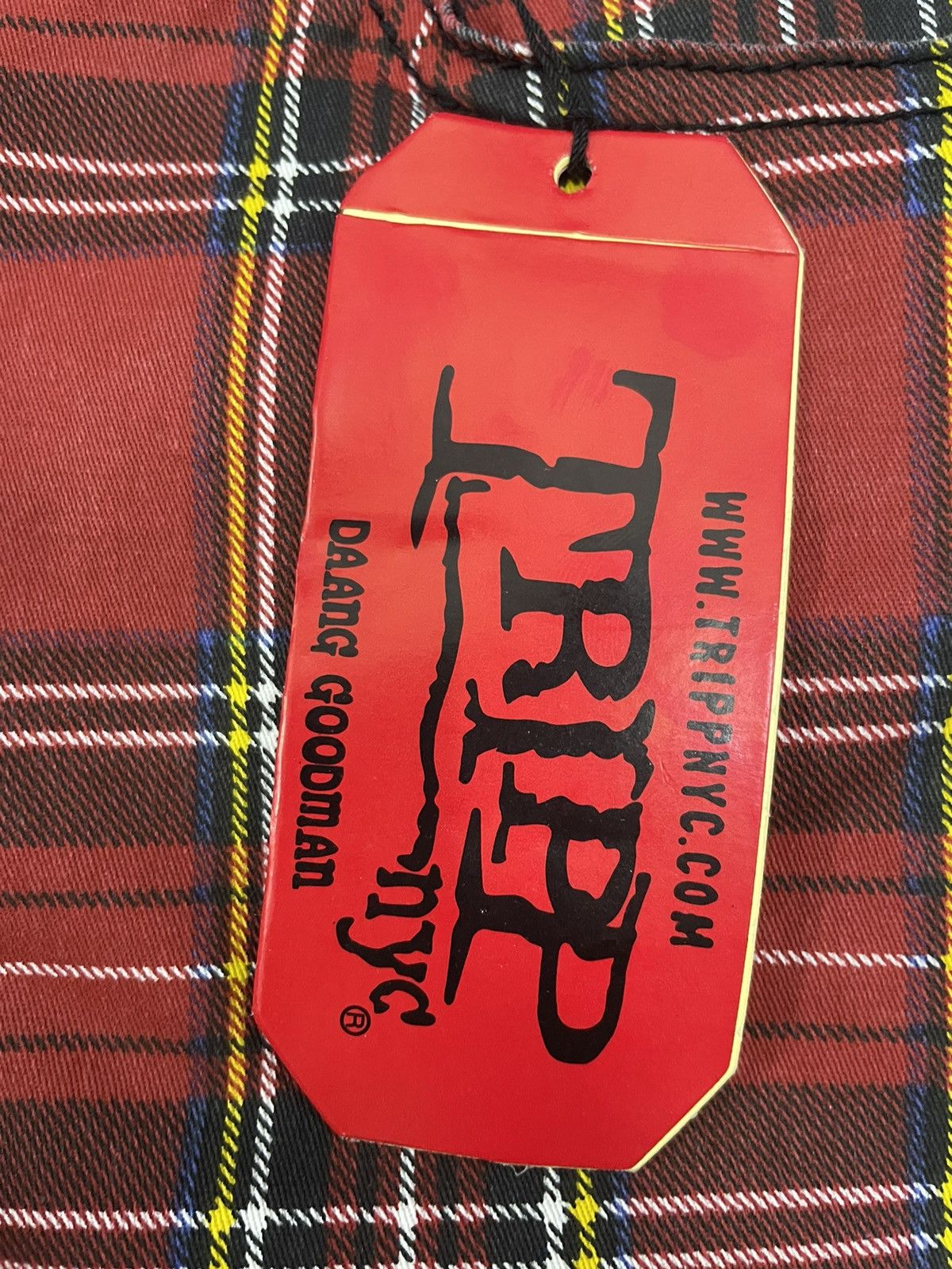Tripp NYC (NWT) TrippNyc Rockers Red Tartan Plaid Pants Size US 32 / EU 48 - 8 Thumbnail