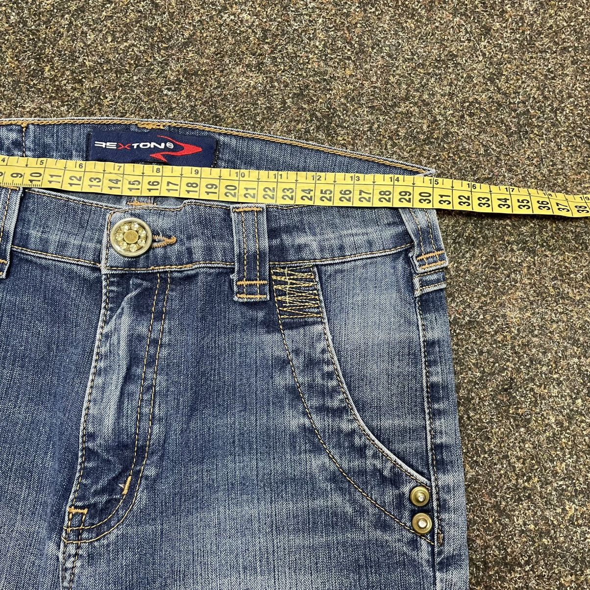 Vintage vintage pants bootcut jeans multi Y2K flared fade Size 32" / US 10 / IT 46 - 6 Thumbnail