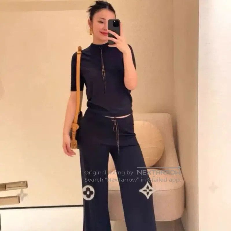 Louis Vuitton Louis Vuitton Black Women's T. Size S / US 4 / IT 40 - 7 Thumbnail