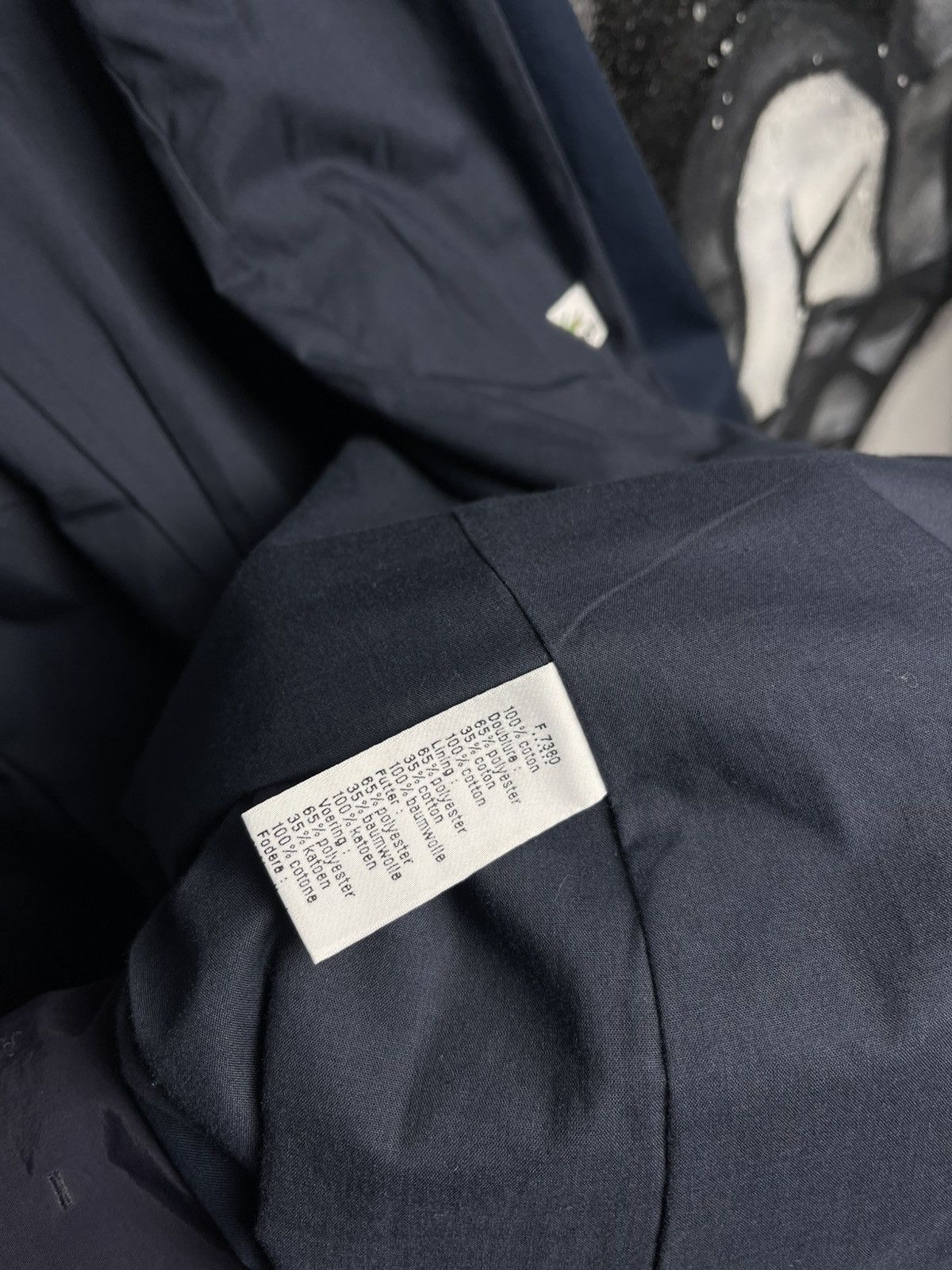 Lacoste Vintage Lacoste Dark Blue Casual Luxury Trench Coat Women’s Size L / US 10 / IT 46 - 17 Thumbnail