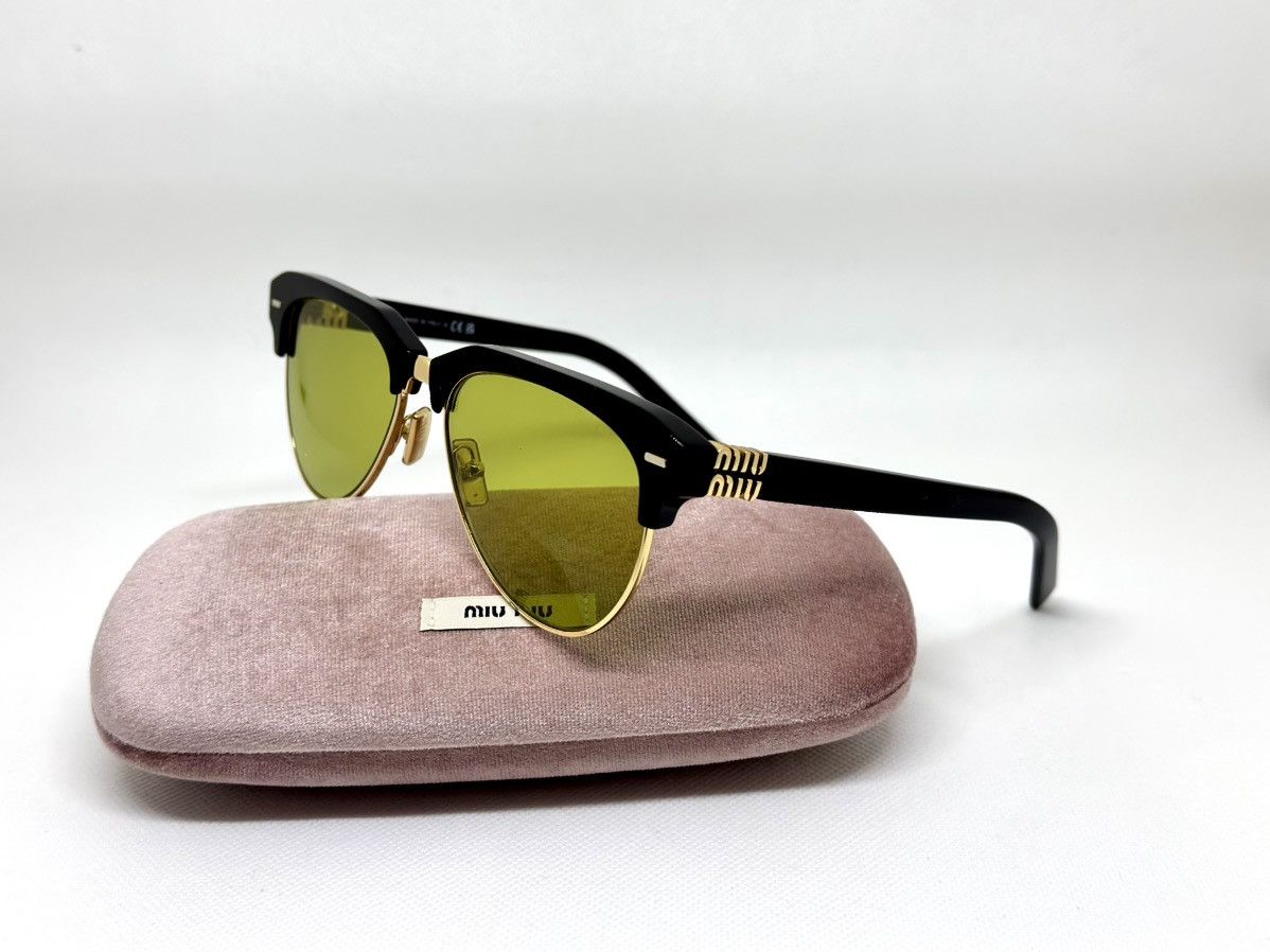 Miu Miu Brand and NEW Miu Miu sunglasses MU 09ZS 1AB07O Size ONE SIZE - 5 Thumbnail