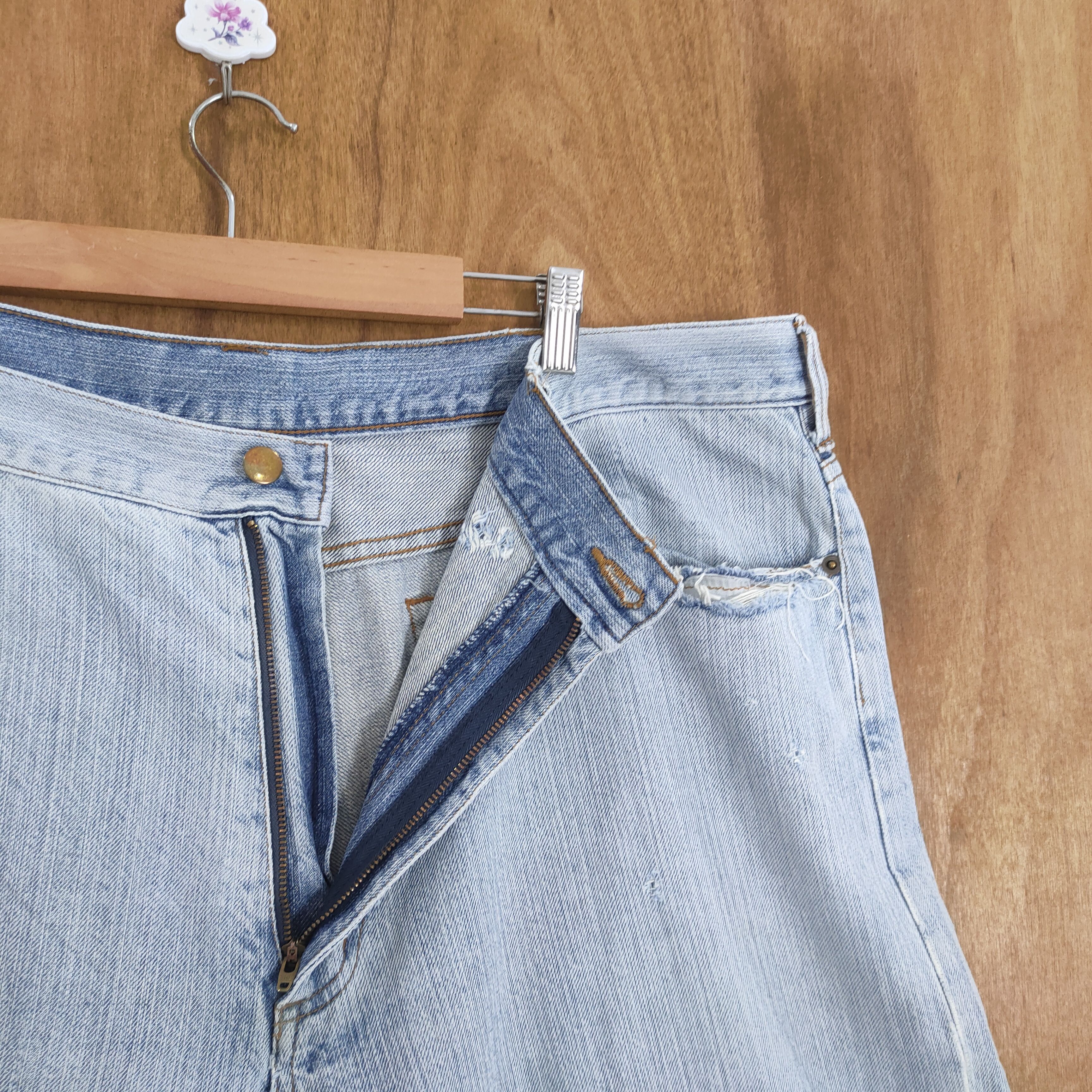 Japanese Brand × Jean VINTAGE CASER FADED DISTRESSED JEANS PANTS Size US 42 / EU 58 - 7 Thumbnail