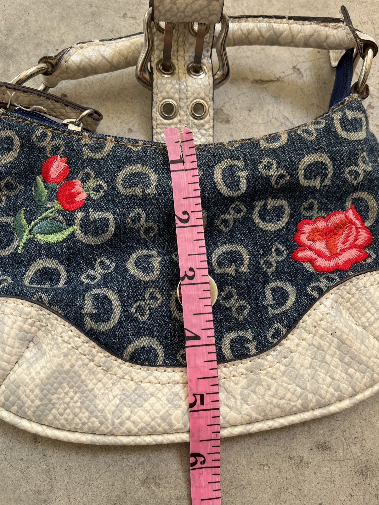 Guess Guess handle mini y2k snake leather bag Size ONE SIZE - 6 Thumbnail