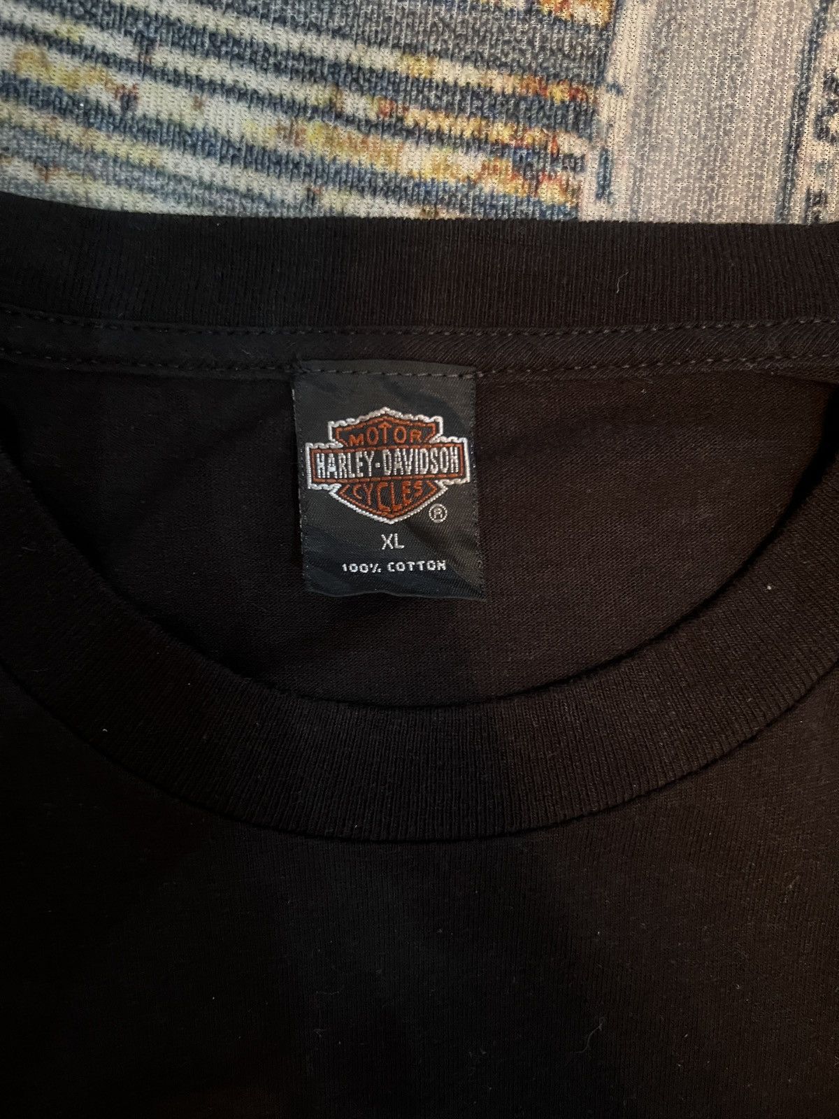 Harley Davidson Vintage Harley-Davidson T Shirt Mens Size XL Black Size US XL / EU 56 / 4 - 4 Thumbnail