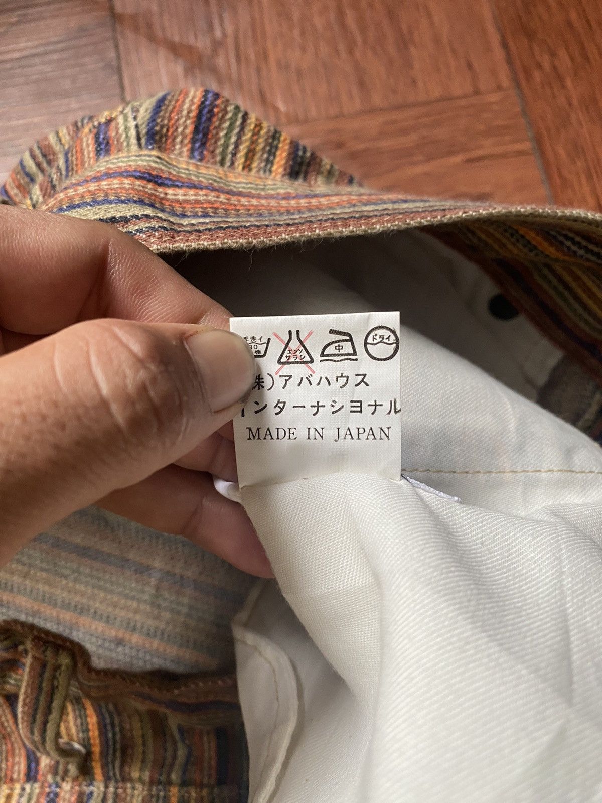 If Six Was Nine × Japanese Brand Lesvis Bois Stripe Pants Size US 34 / EU 50 - 8 Thumbnail