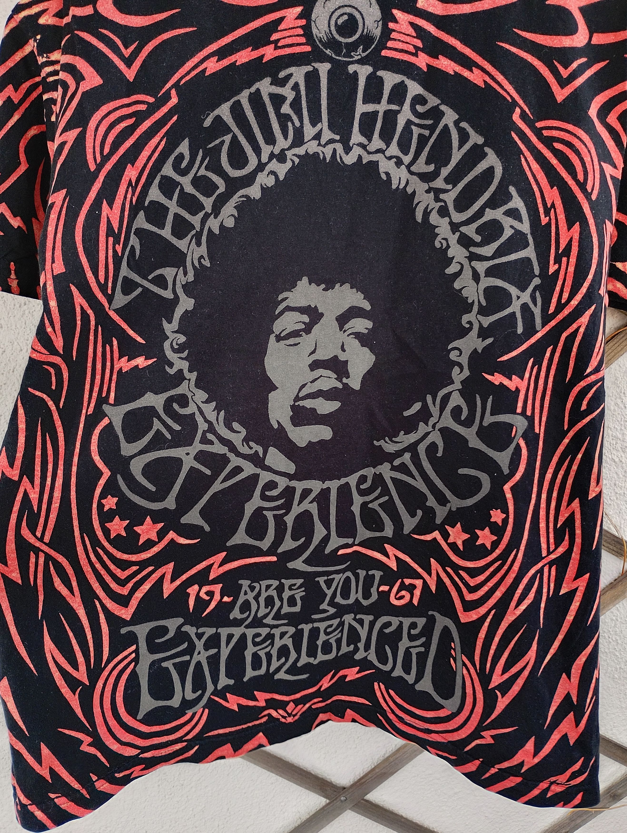 Band Tees Jimi Hendrix Are You Experienced AOP poster t-shirt. Size US M / EU 48-50 / 2 - 5 Thumbnail