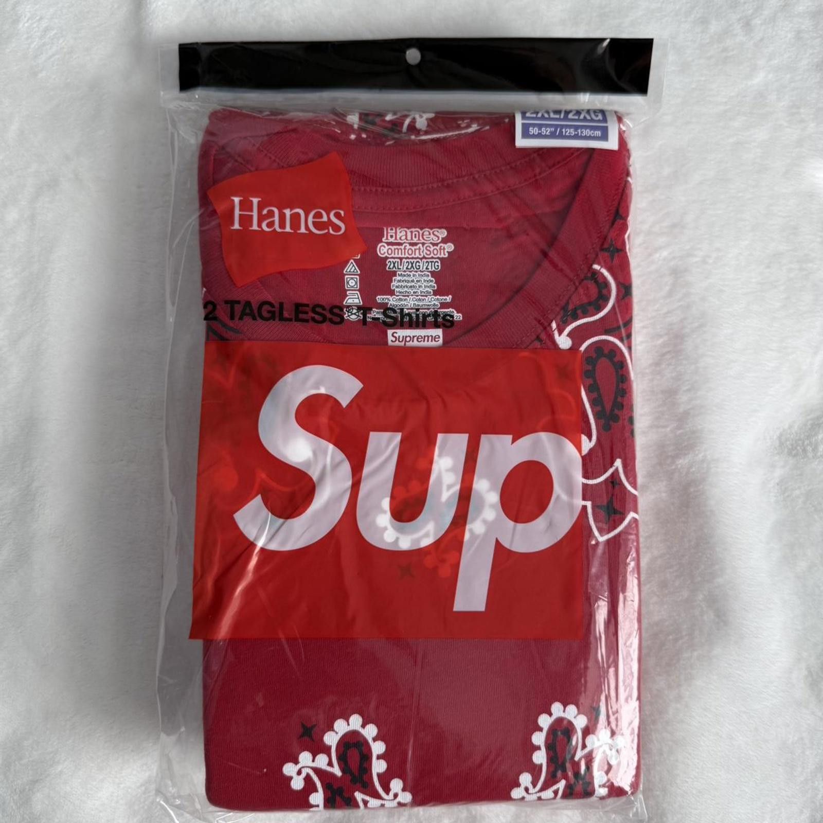 Supreme Supreme Men's Red Tshirt Size US XXL / EU 58 / 5 - 2 Thumbnail