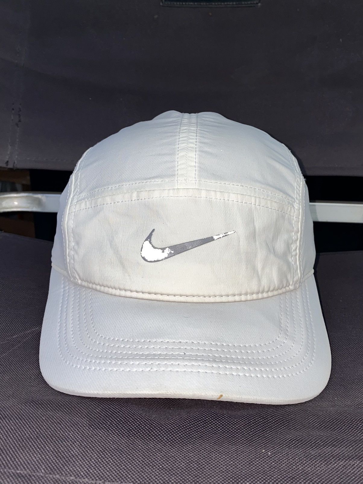 Nike nike aw84 5 panel White dri-fit hat cap Size ONE SIZE - 7 Thumbnail