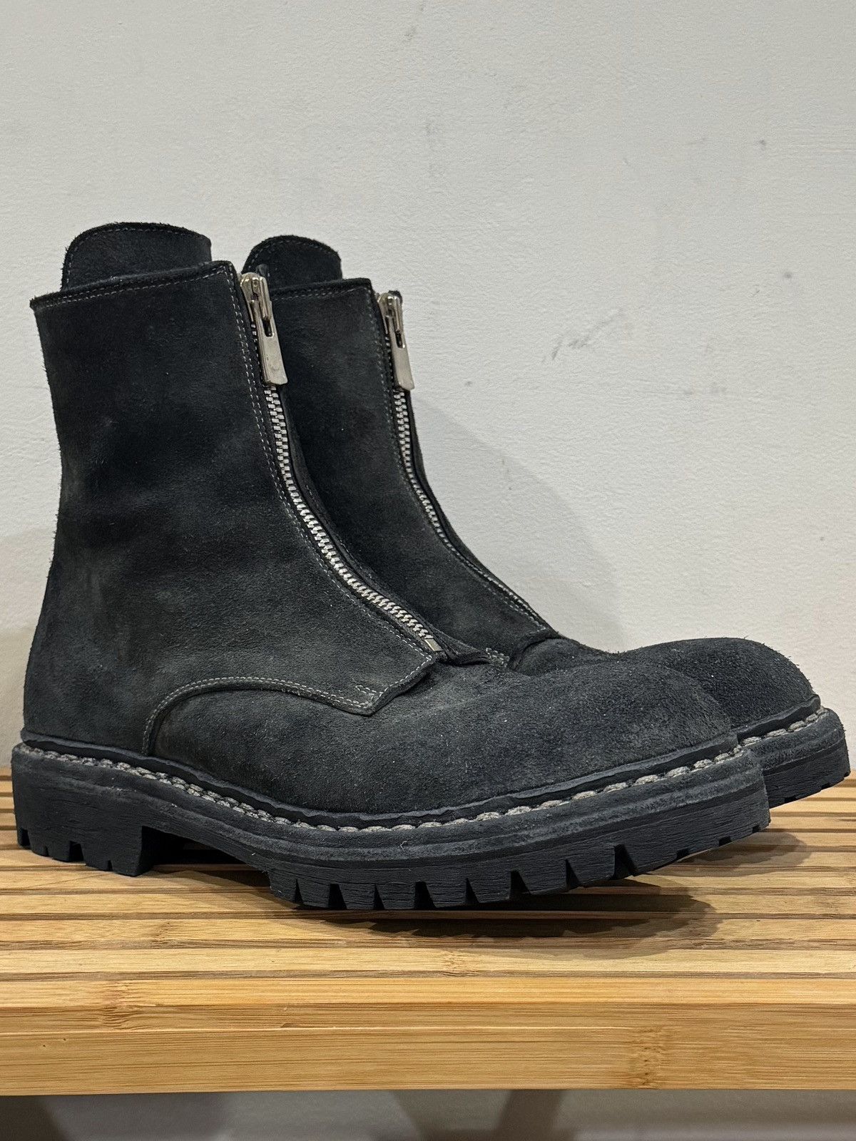image of Guidi x Nonnative Gr06Frv_N Big Daddy Boots Charcoal 40, Men's (Size 7)
