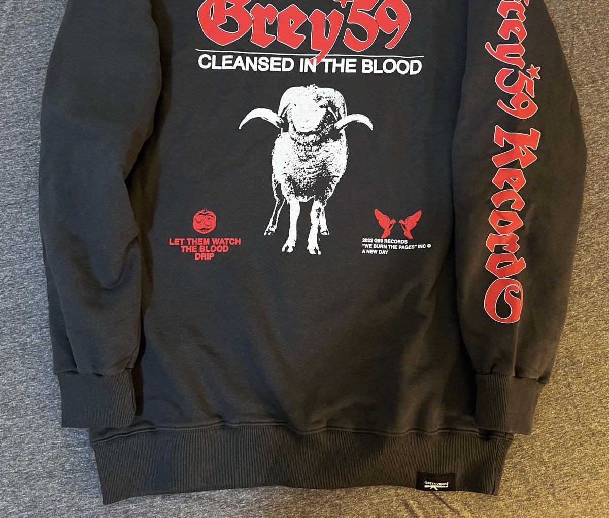G59 Records suicideboys G59 Cleansed in the blood CHARCOAL staff goat Size US XL / EU 56 / 4 - 9 Thumbnail