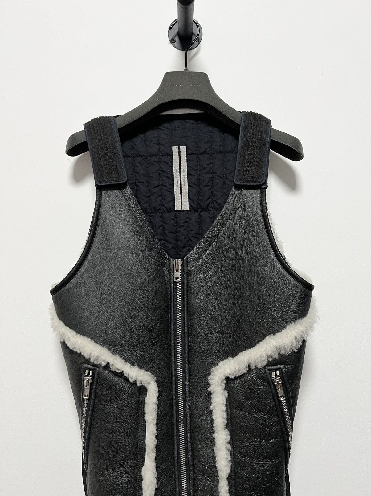 Rick Owens F/W 14 "MOODY" Runway Shearling Leather Vest Rick Owens M Size US M / EU 48-50 / 2 - 2 Thumbnail